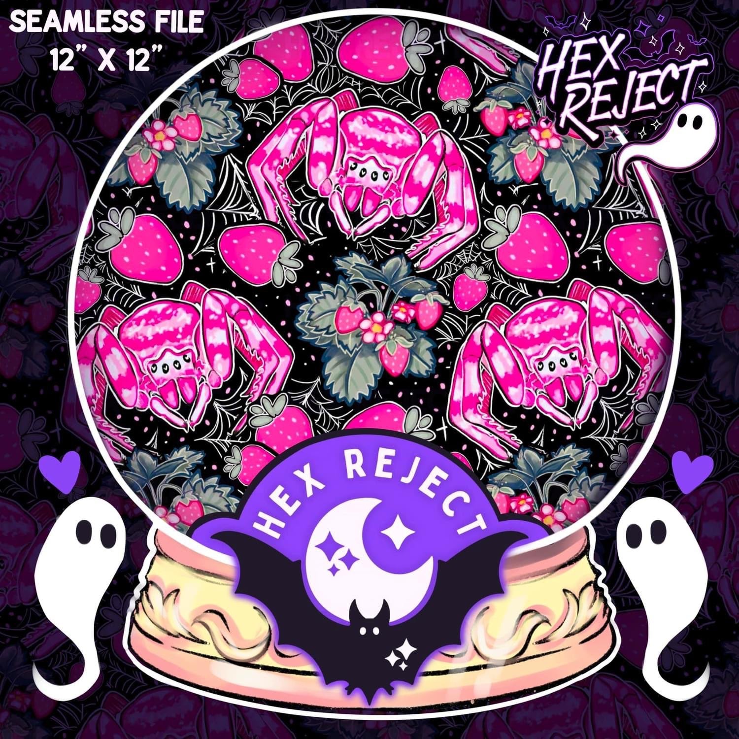 Strawberry Spider - Seamless file