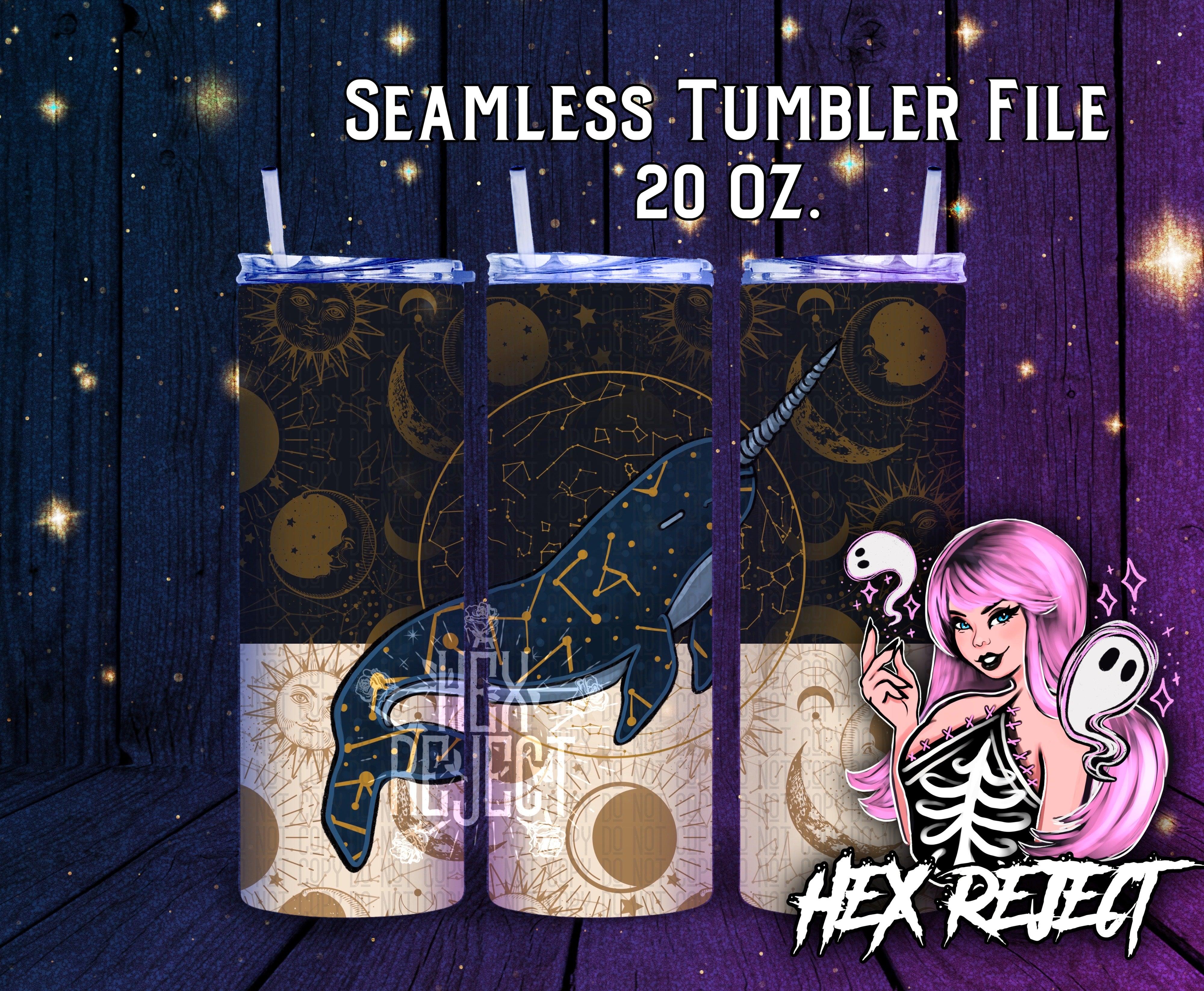 Sealestial - 20 oz. Tumbler Files - Hex Reject