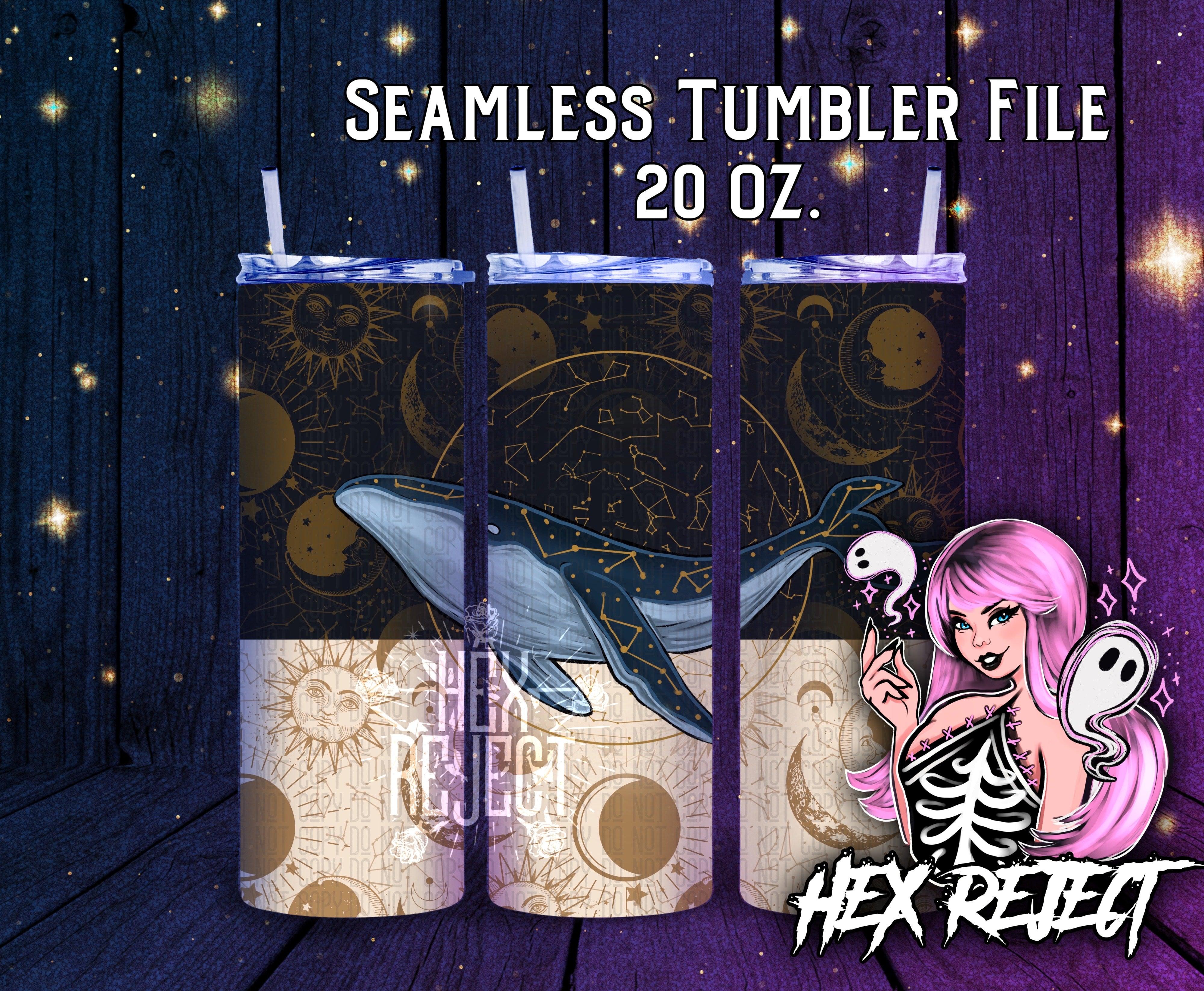 Sealestial - 20 oz. Tumbler Files - Hex Reject