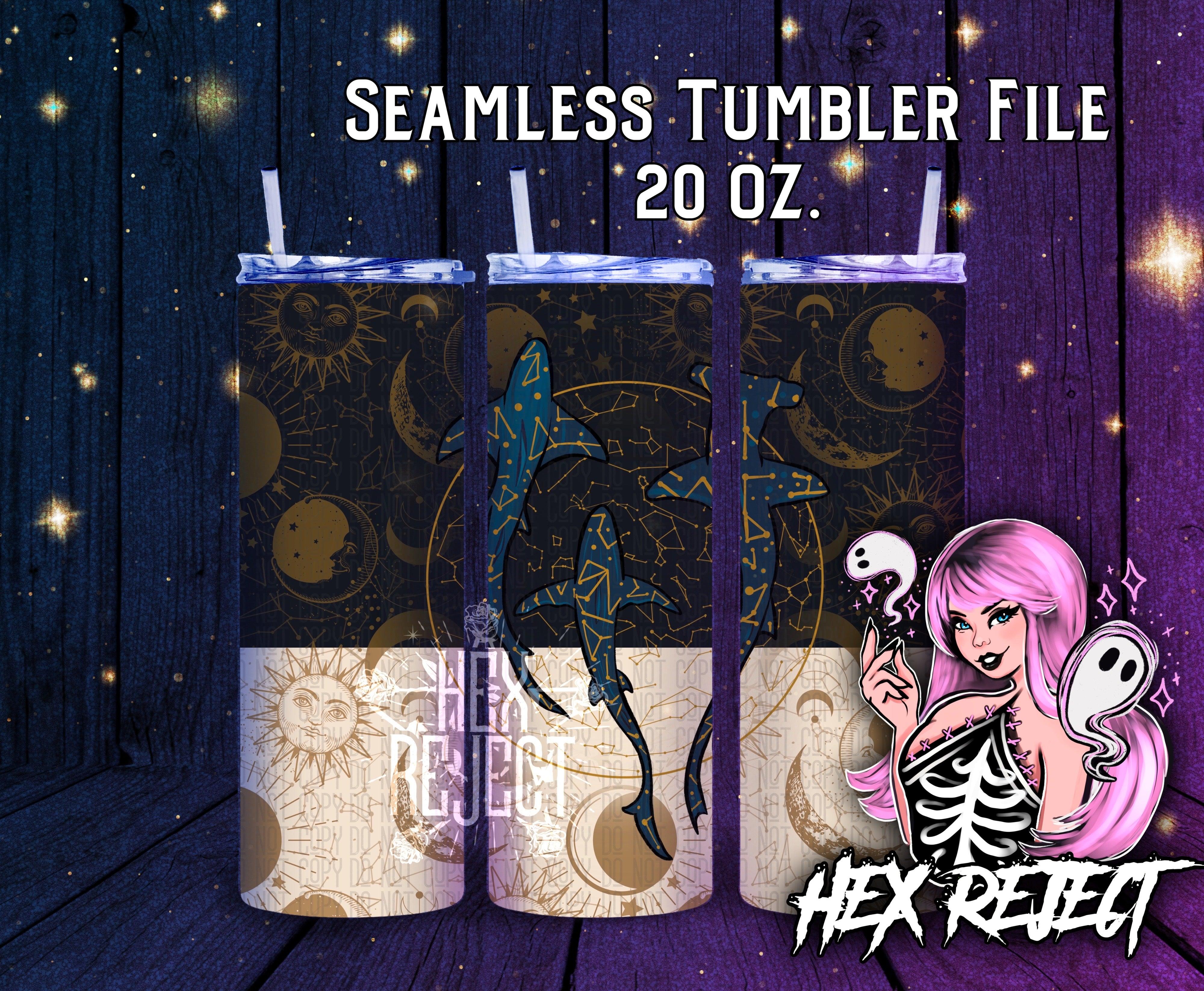 Sealestial - 20 oz. Tumbler Files - Hex Reject