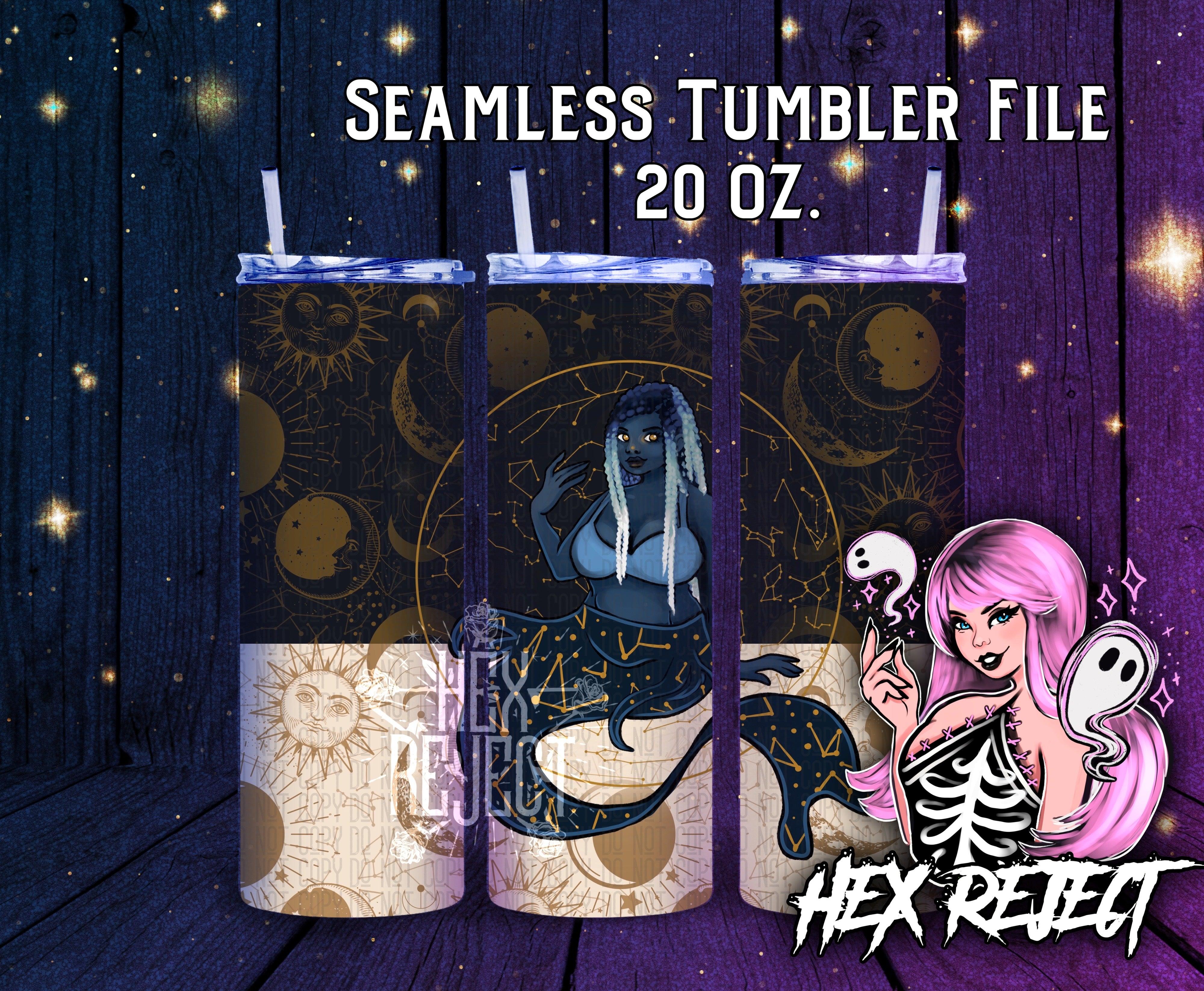 Sealestial - 20 oz. Tumbler Files - Hex Reject
