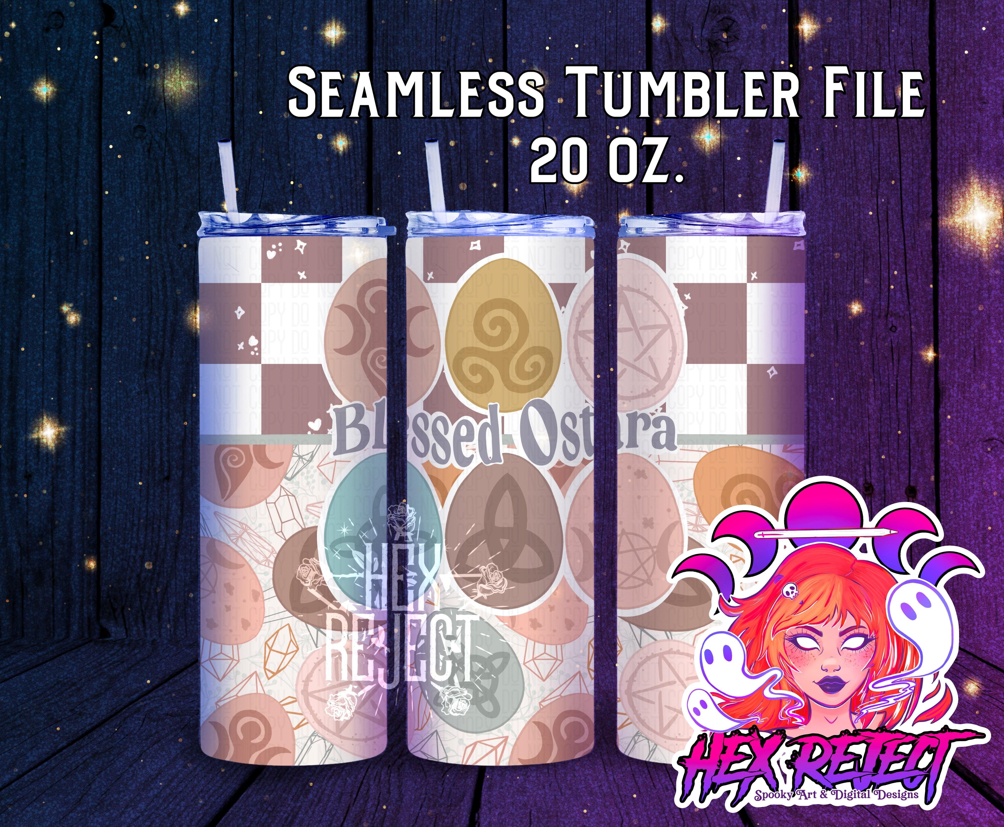 Alt Easter / Ostara - 20 oz. Tumbler bundle - Hex Reject