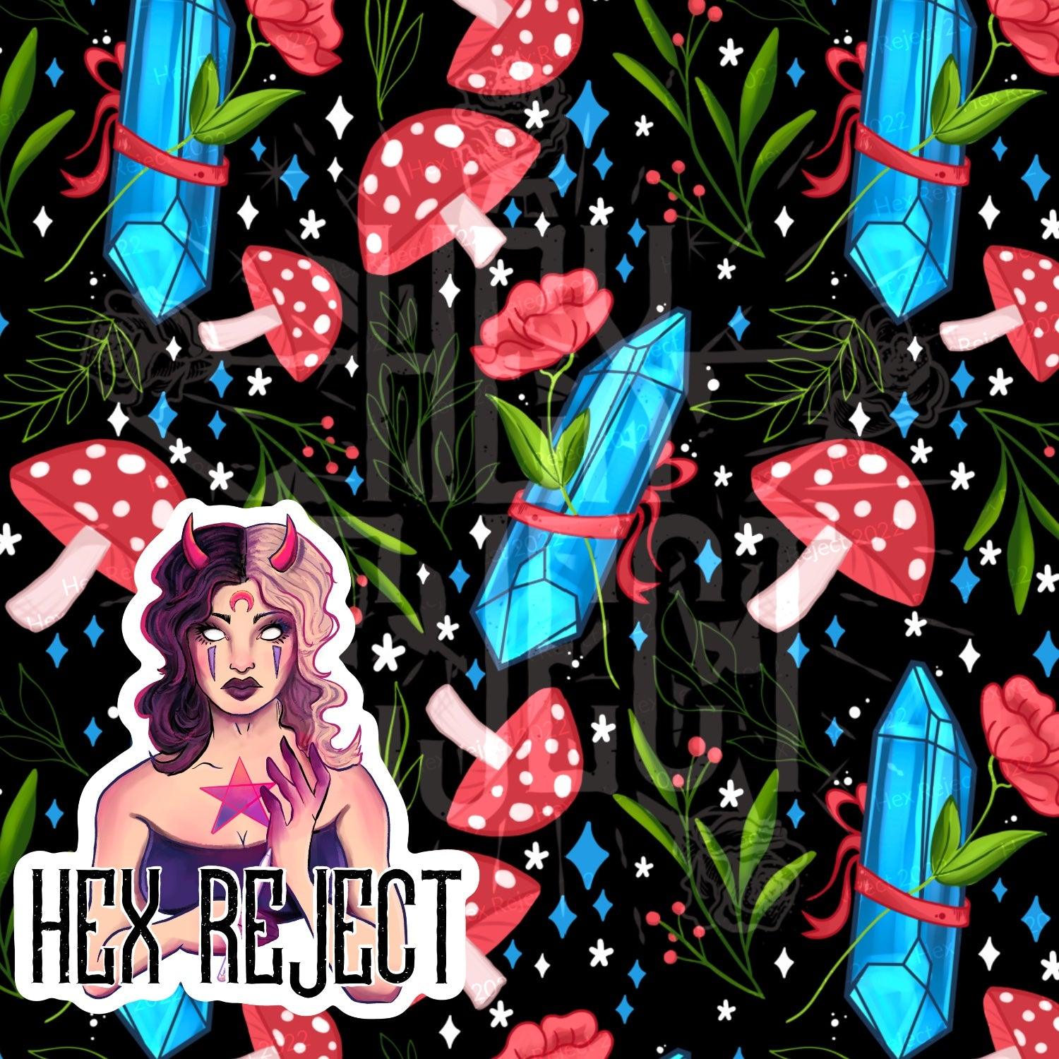 Black cottage Crystals - Seamless file / coord file - Hex Reject