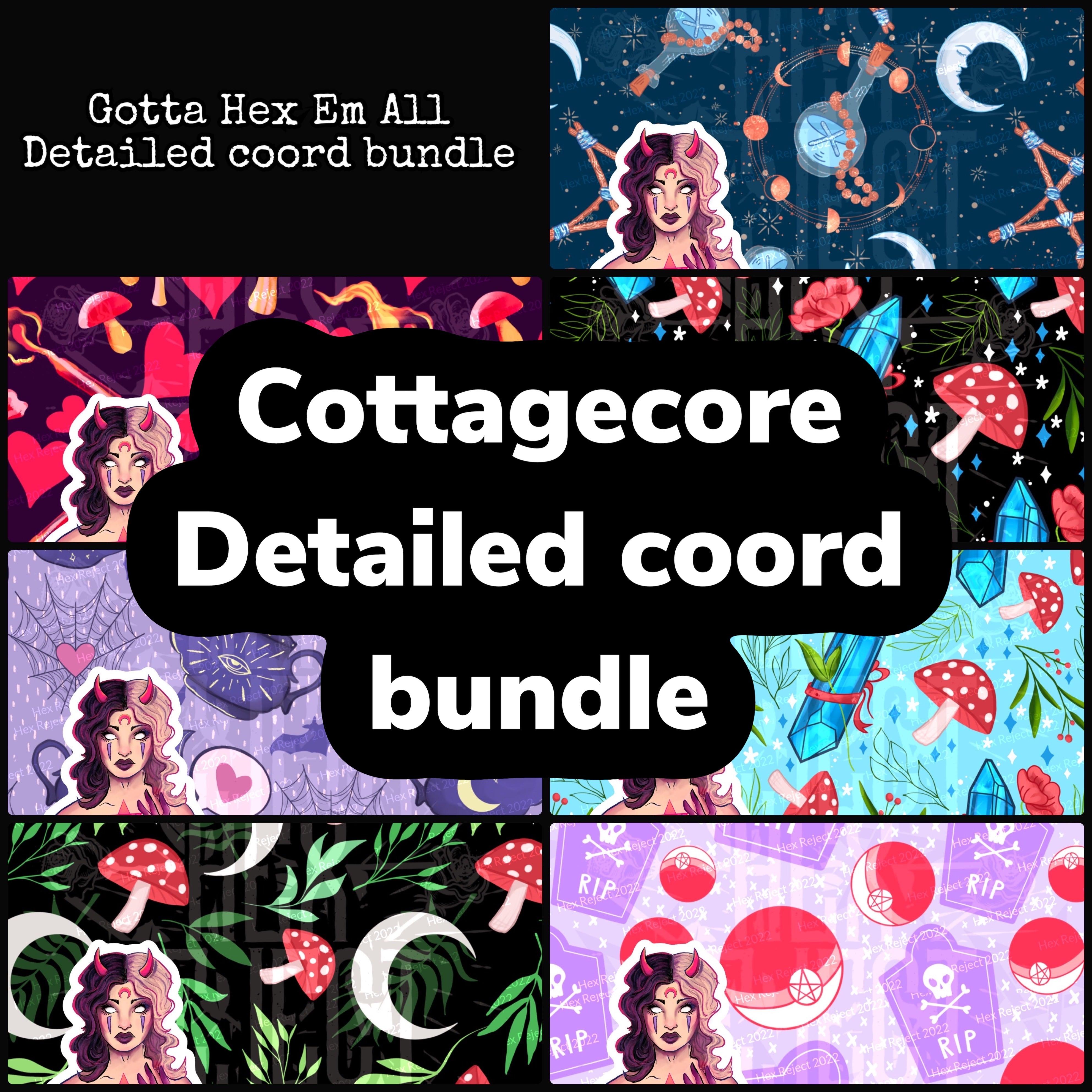 Cottagecore Seamless / Detailed Coord Bundle - Hex Reject