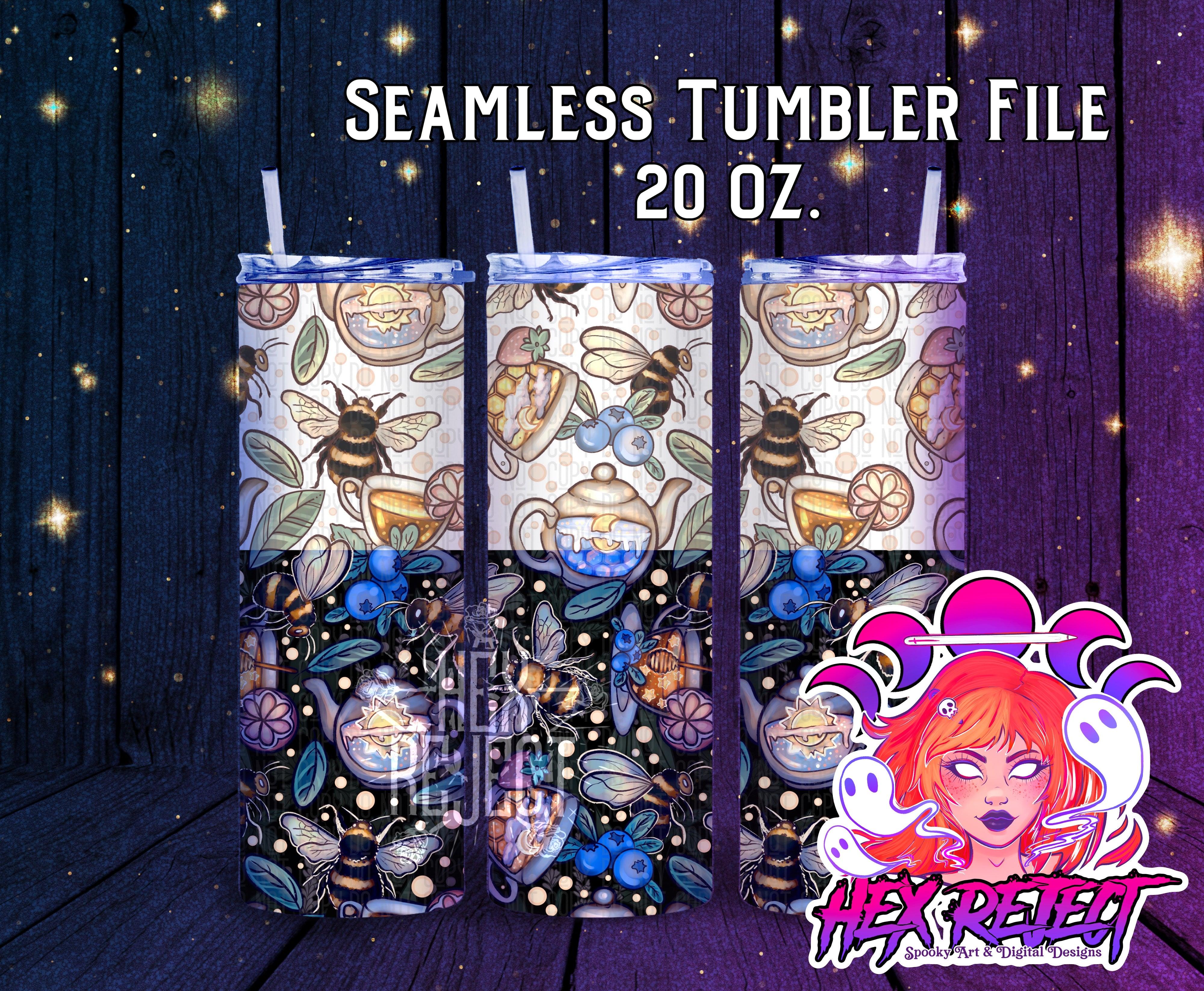 Goth Cottagecore - 20 oz. Tumbler files - Hex Reject