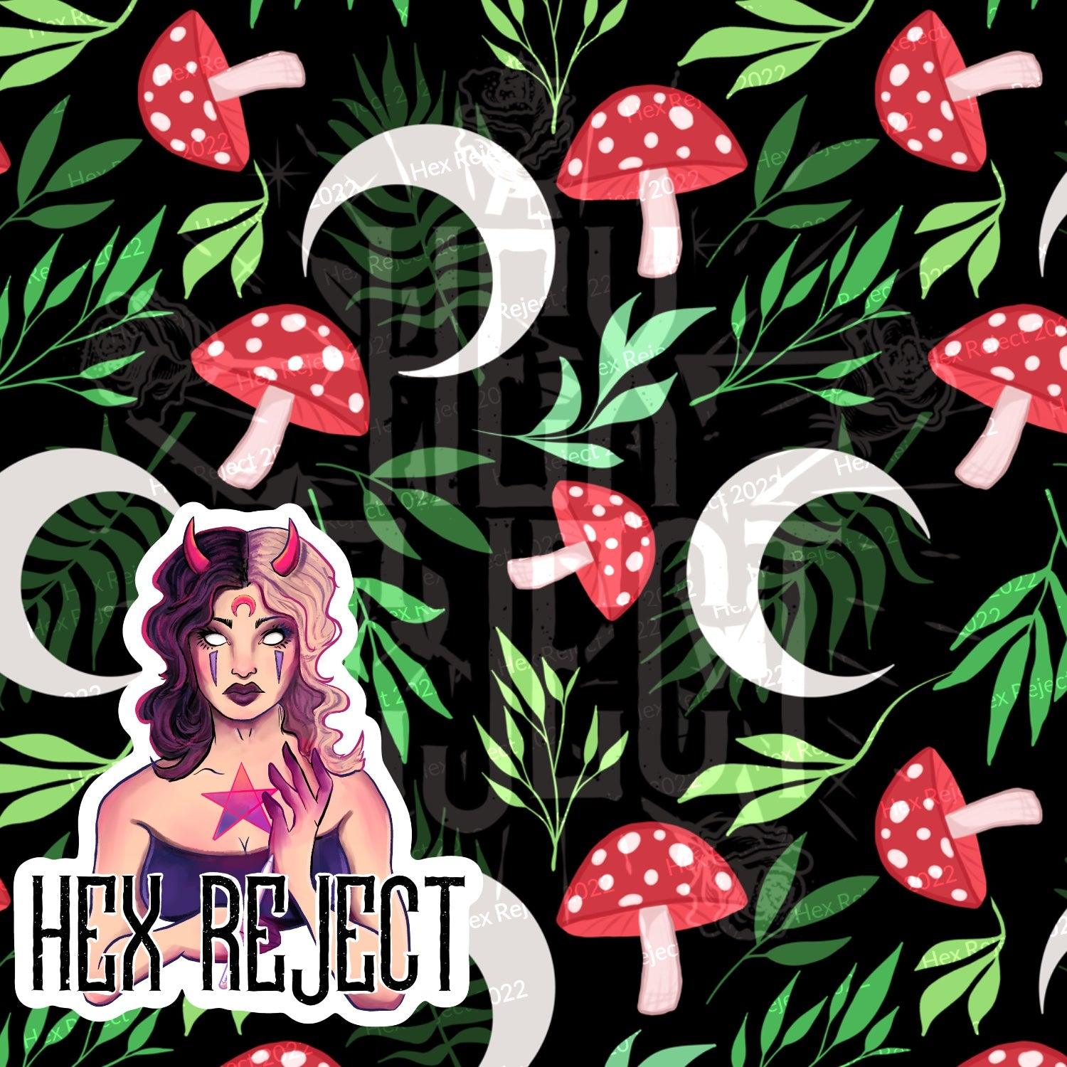 Lunar Cottagecore - Seamless file / coord file - Hex Reject