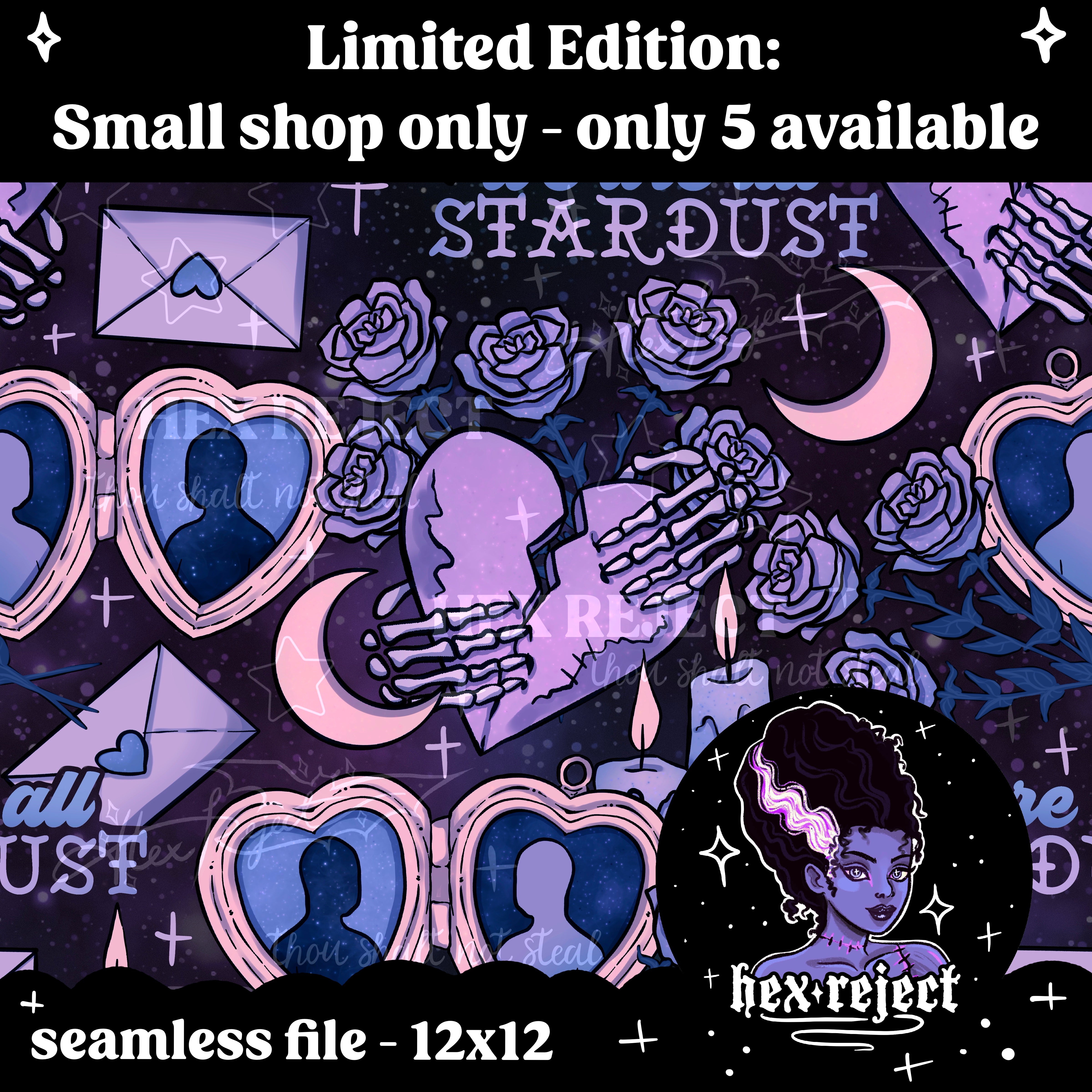 Void - Seamless & PNG files - Hextober 2025- 2 files included with every purchase