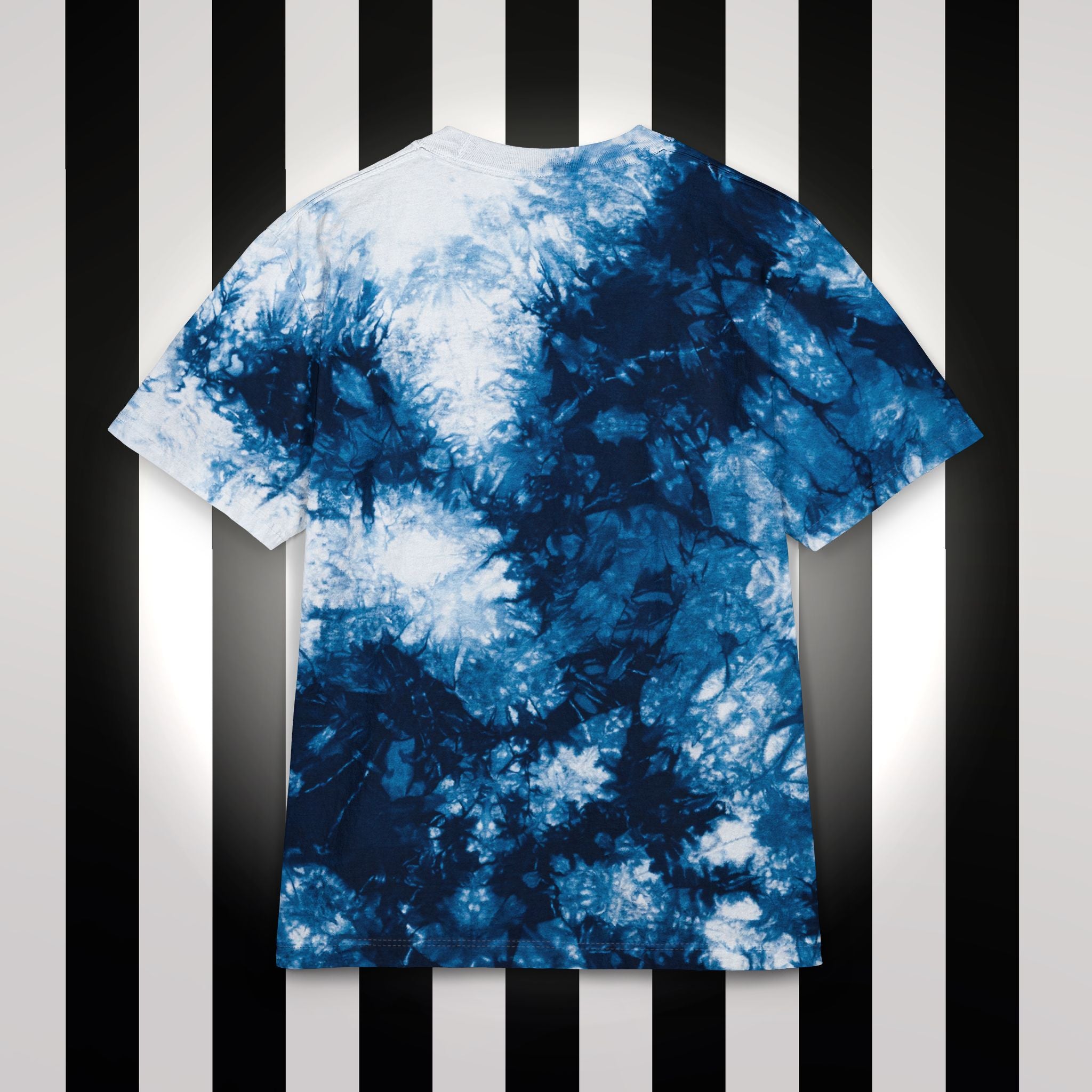 Ughmerica Oversized Tie-Dye T-Shirt — Embroidered anti-fourth of July, FDT Black & White Grunge