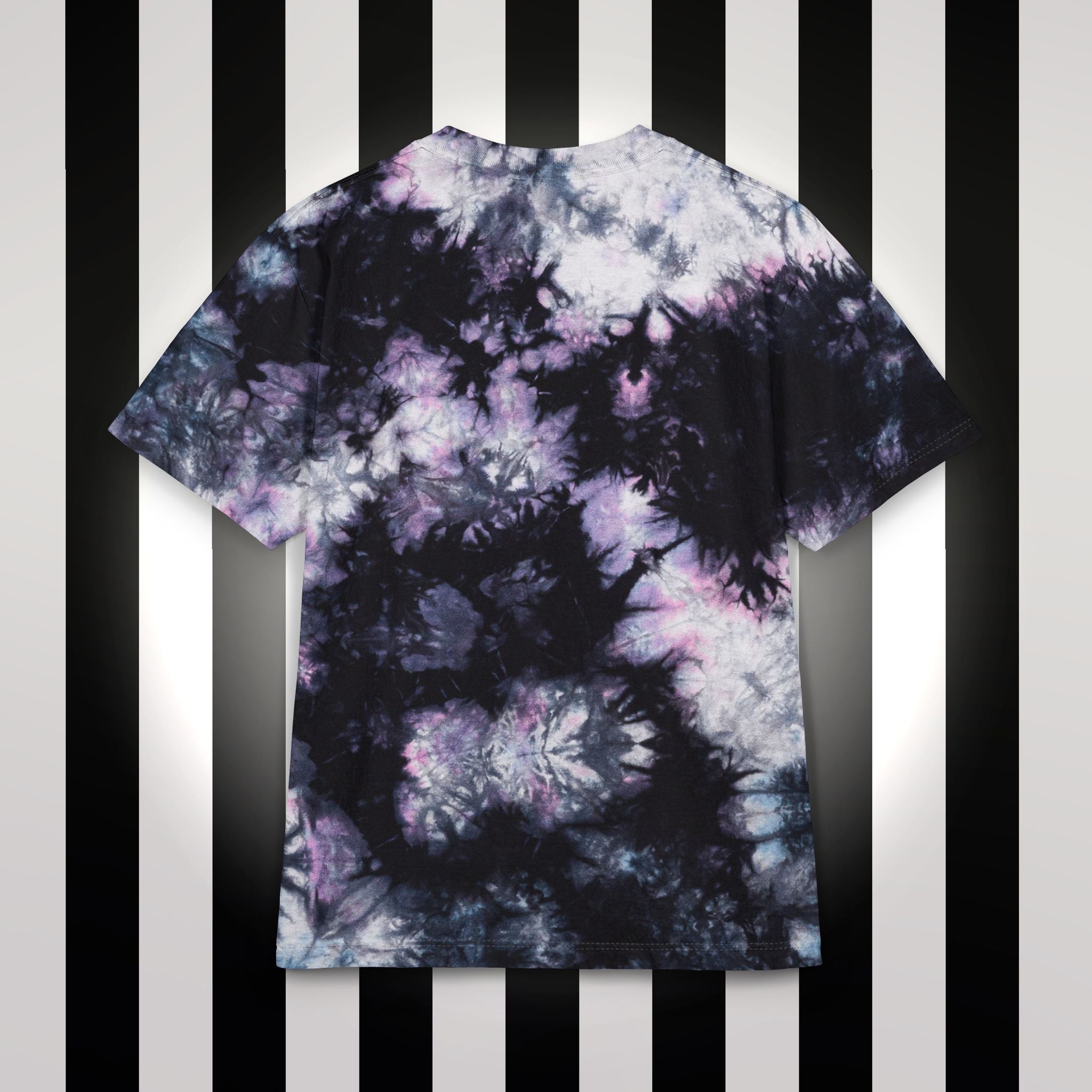 Ughmerica Oversized Tie-Dye T-Shirt — Embroidered anti-fourth of July, FDT Black & White Grunge