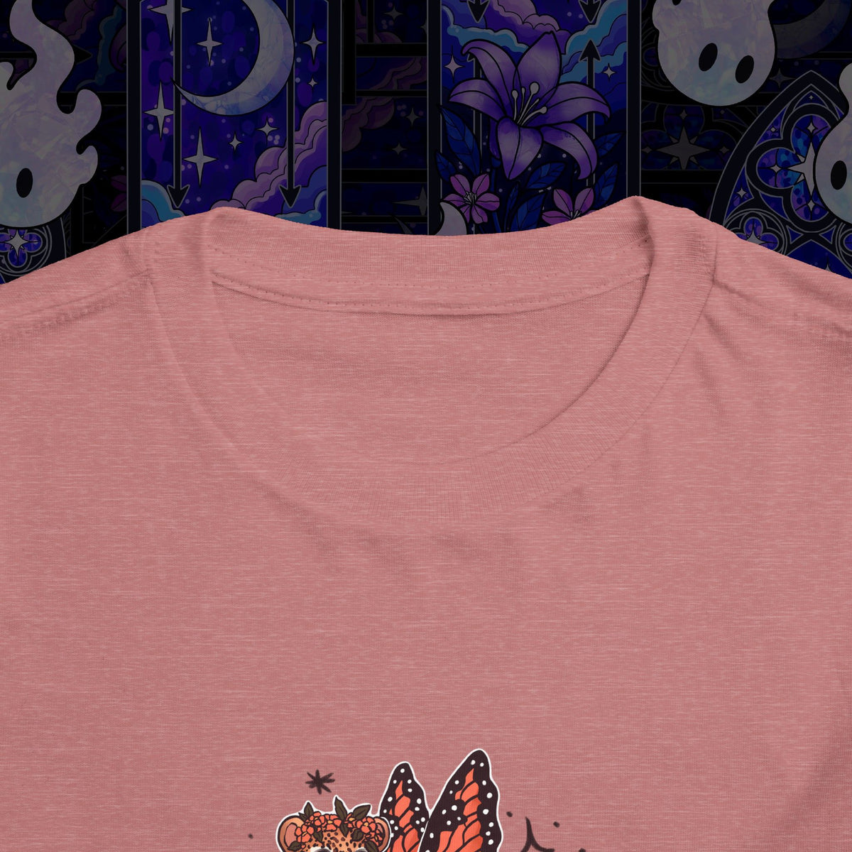 Fairy Leopard Toddler Tee — Cute Leopard with Peaches Graphic