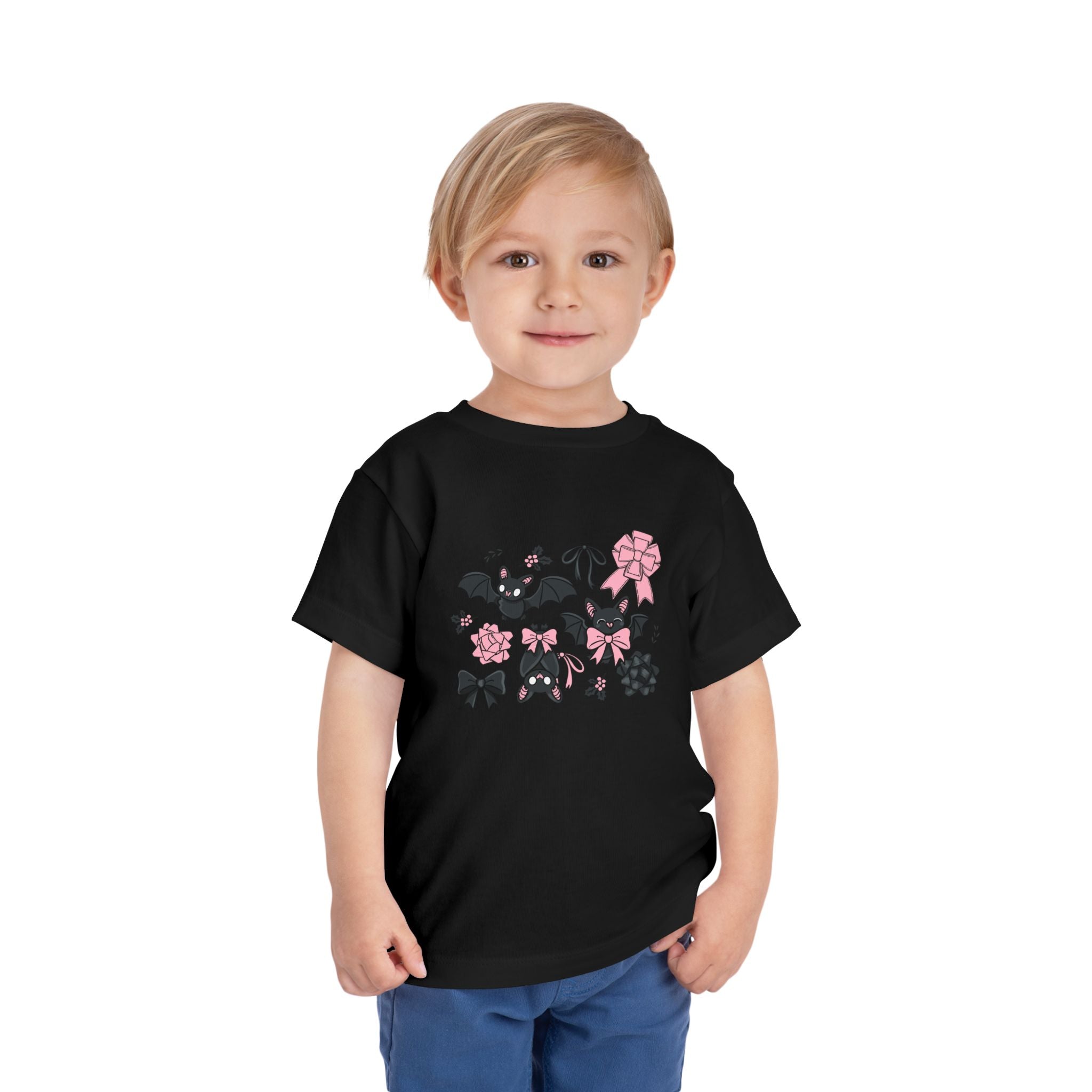 Bats & Bows Toddler Short Sleeve Tee