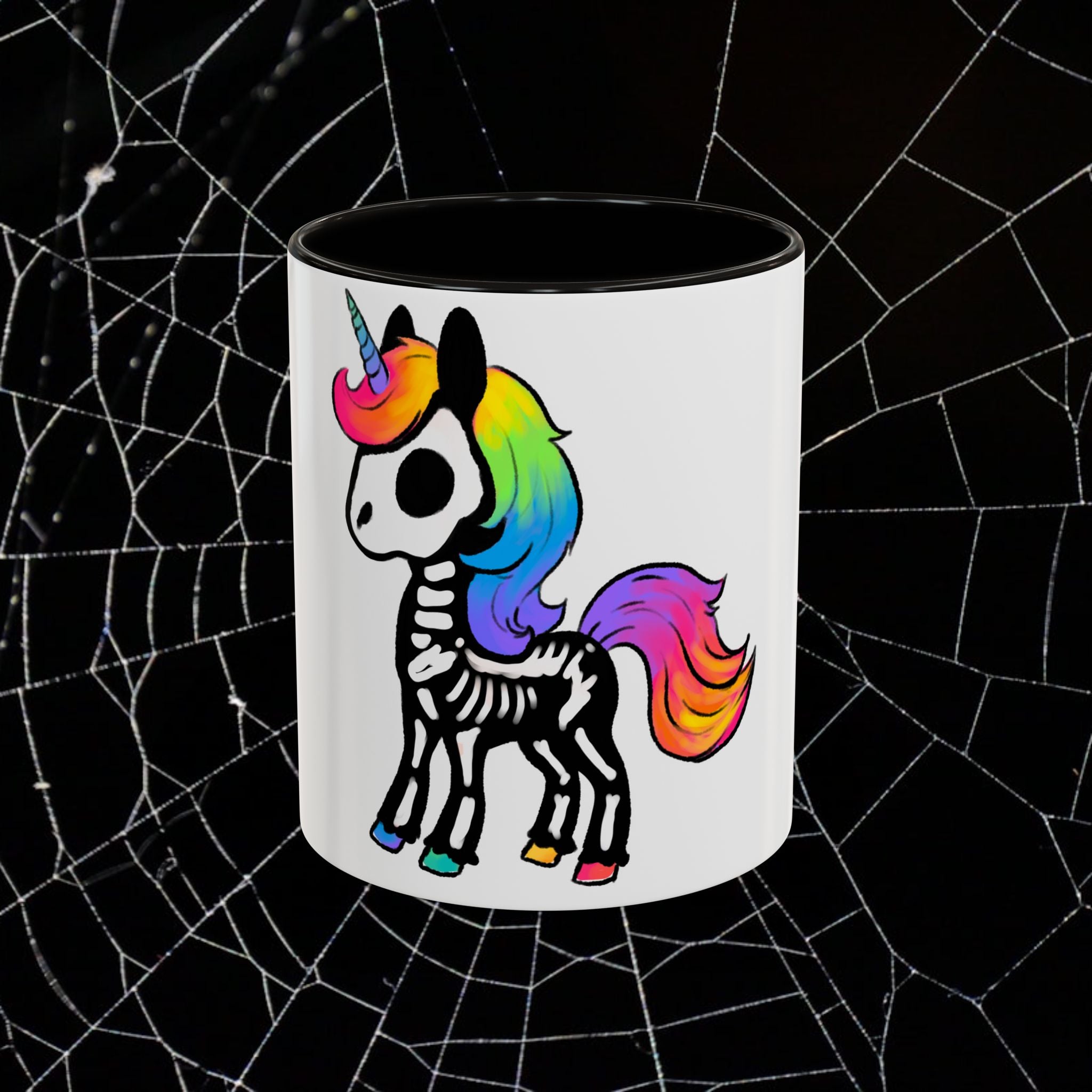 Rainbow Skellicorn Coffee Mug - 11oz & 15oz