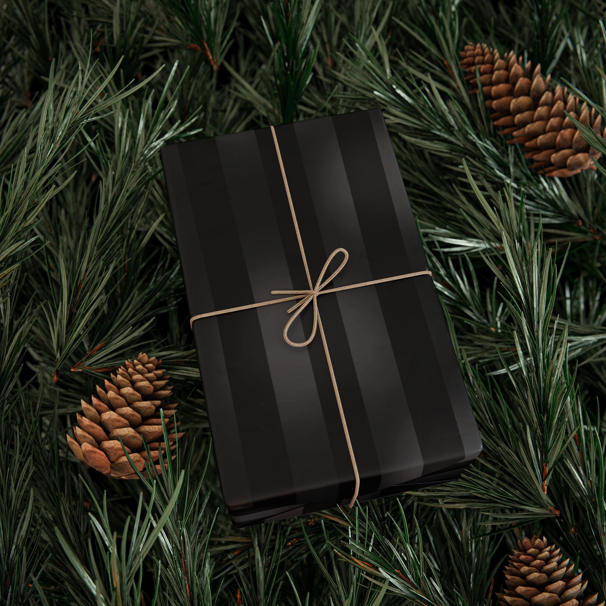Goth Stripes Wrapping Paper, Gift Wrap for Any Occasion, Unique Gift Packaging, Eco-Friendly, Holiday Wrapping, Birthday Celebration