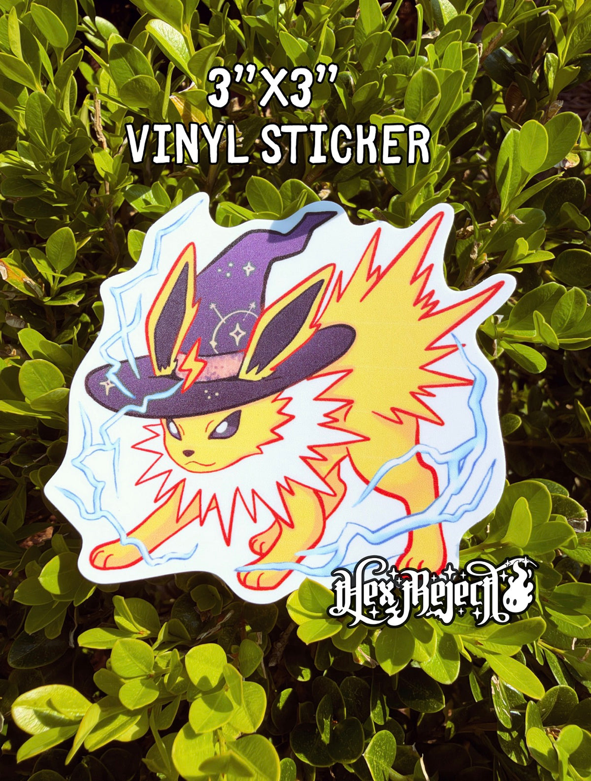Electric Witch Sticker