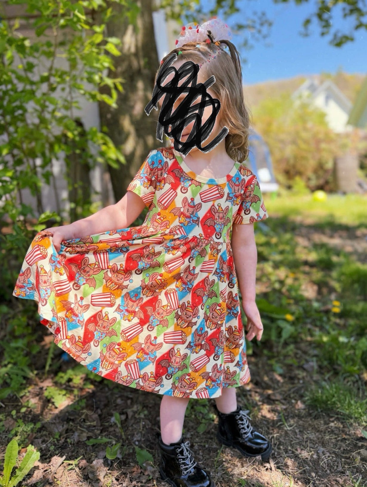 Circus Bat twirl dresses - Kids & Adult