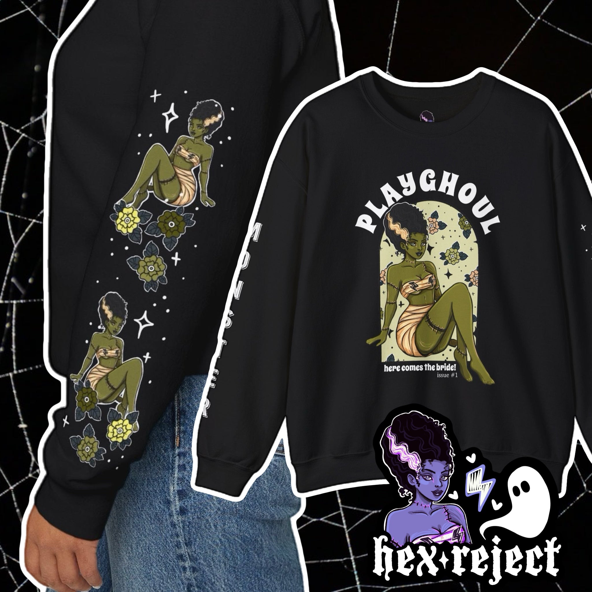 Monster Bride PLAYGHOUL crewneck sweatshirt