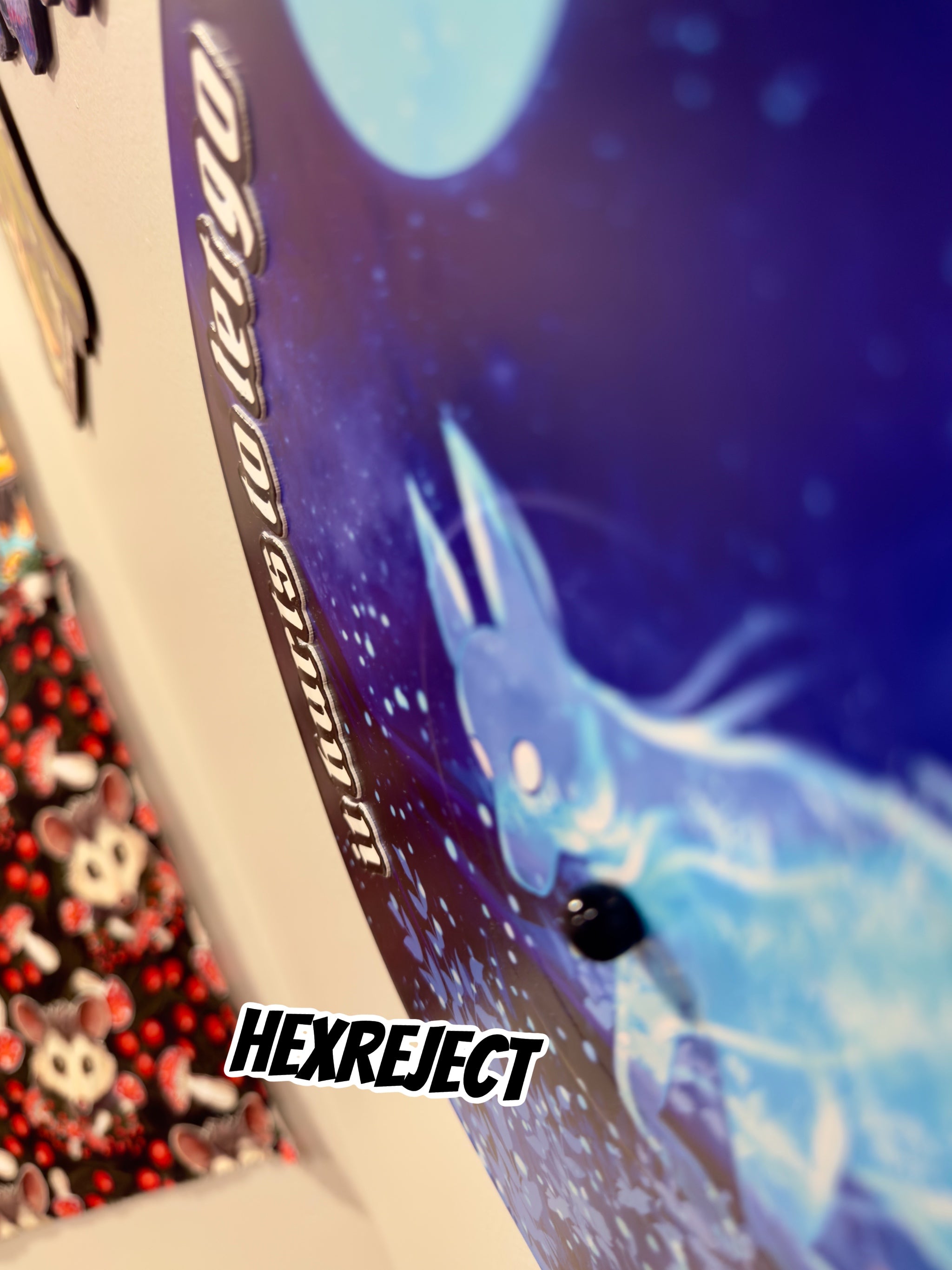 It Hurts To Let Go - Double Sided Vinyl Record Art Print. 3D raised Text.
