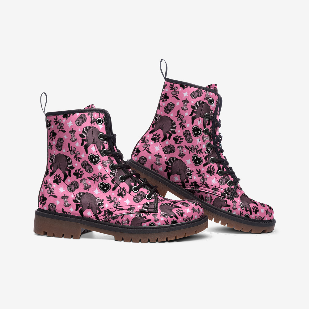 Pink Jimothy - Casual Leather Lightweight boots MT