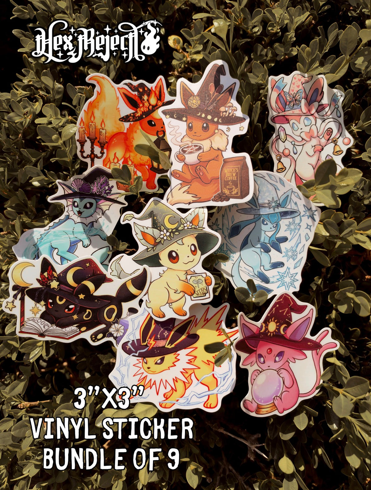 Witchy Evolutions Sticker Bundle