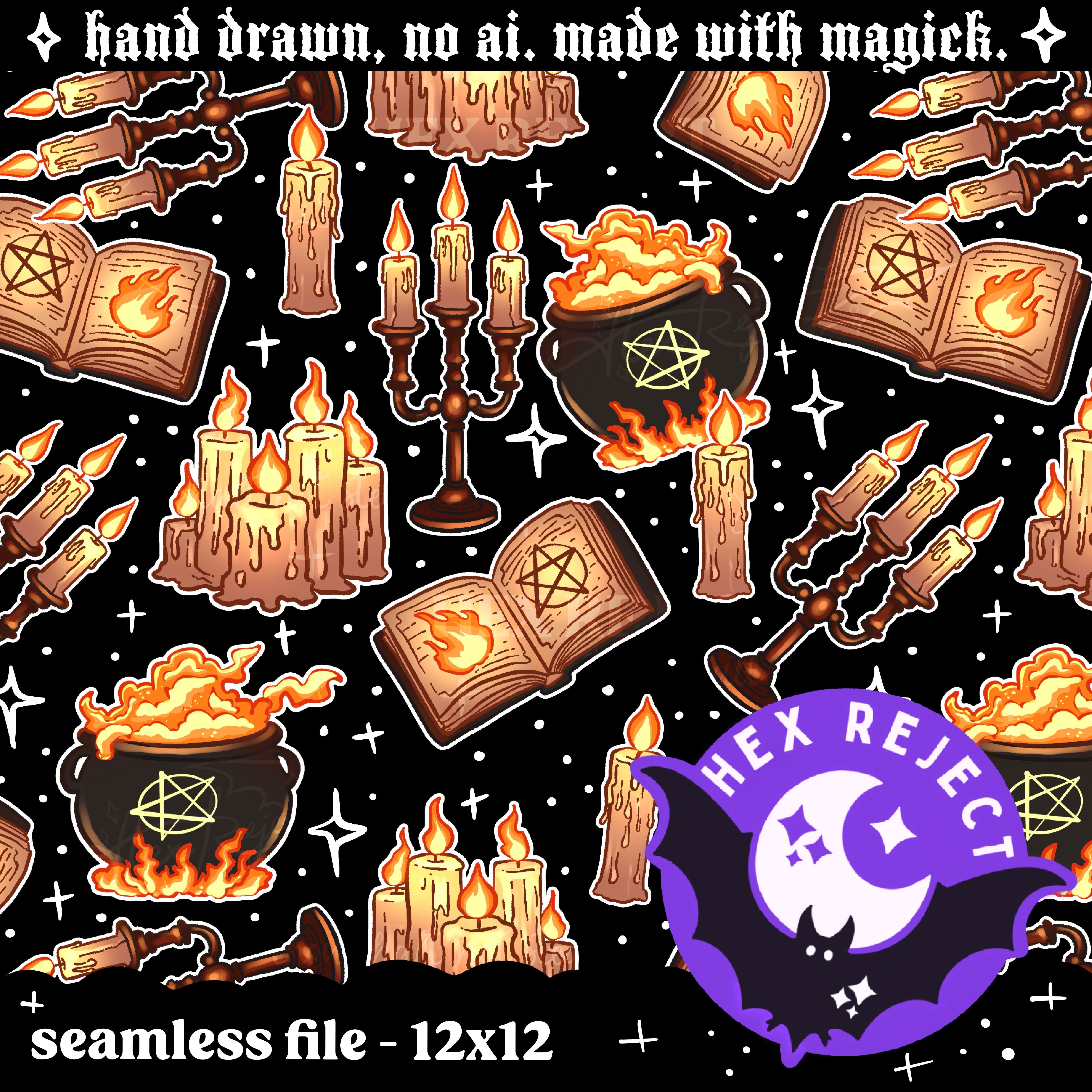 Fire Witch Coords - Seamless Files
