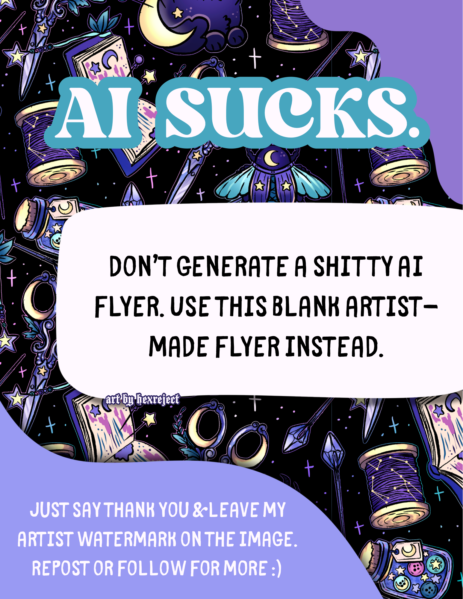 Artist-Made Flyer Template Bundle - NO AI
