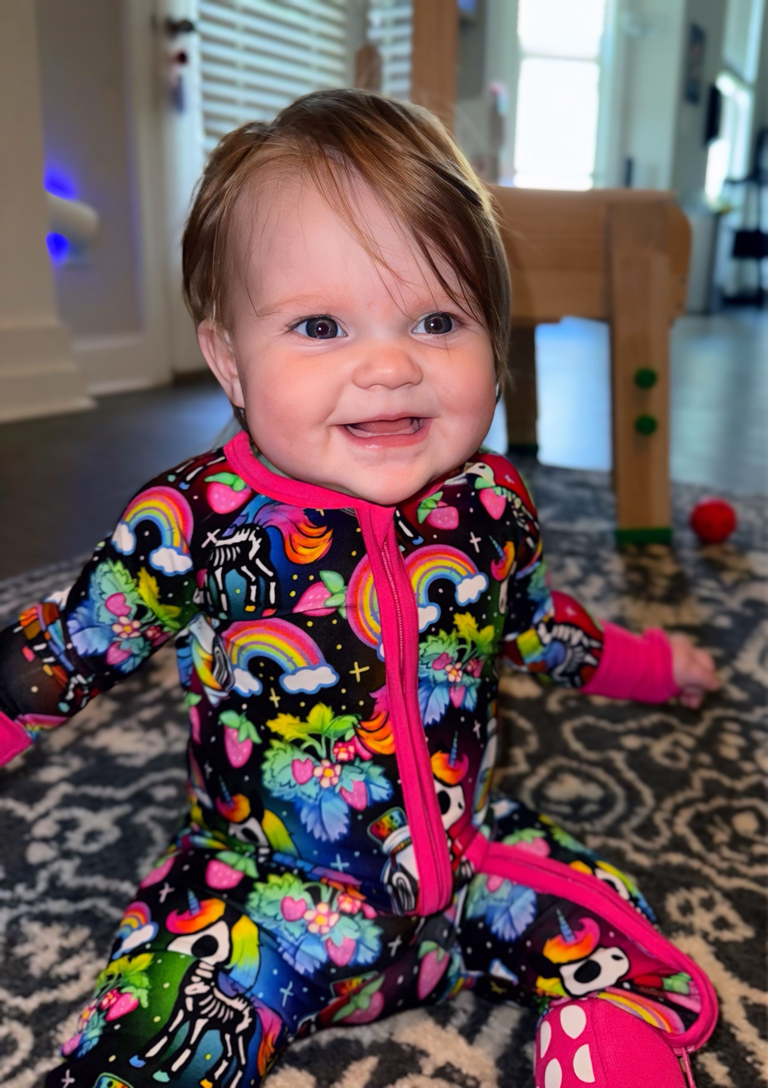 Rainbow Skellicorn Zippies