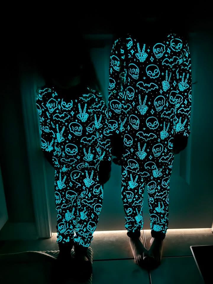 Spooky Glow two piece set (glow in the dark)