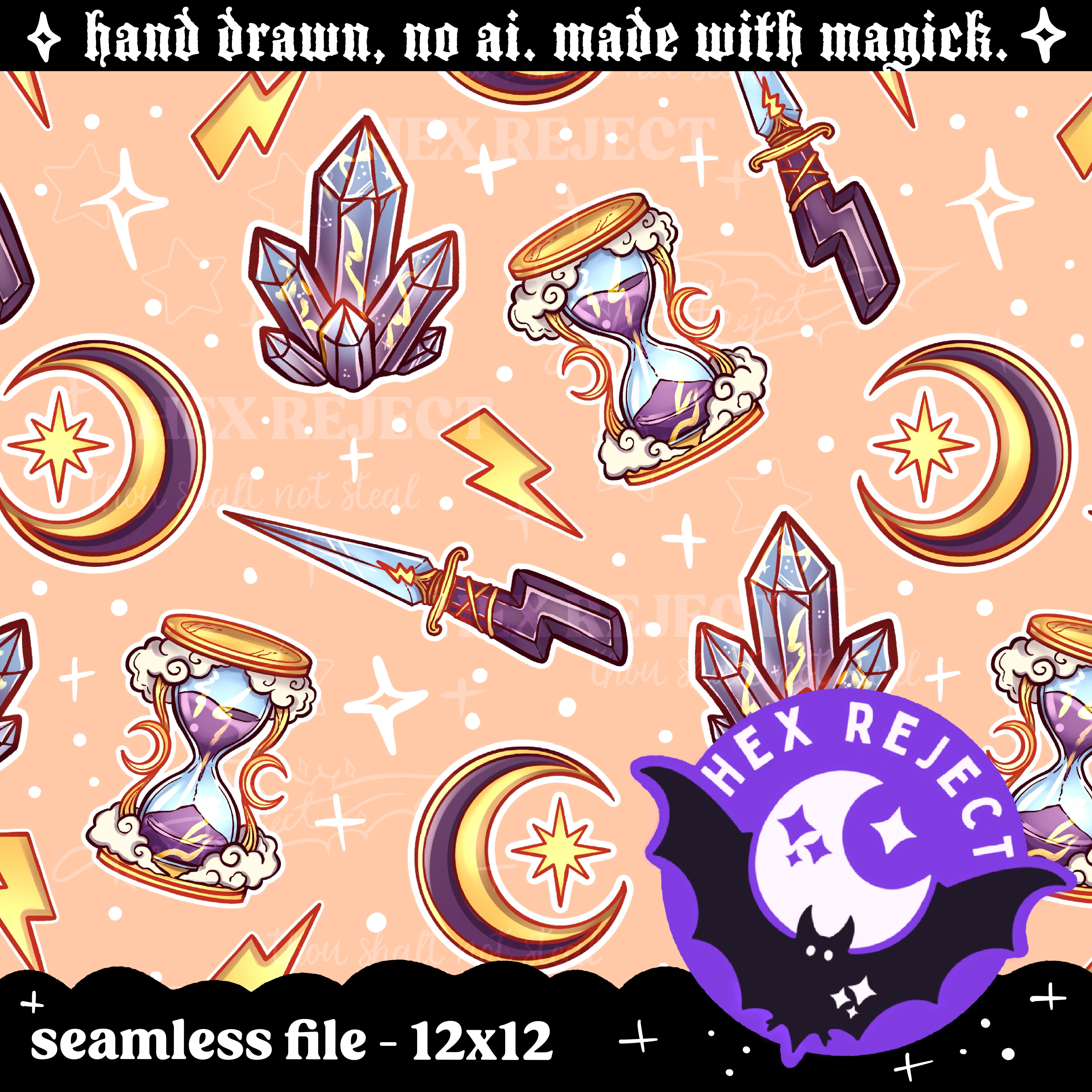 Electric Witch Coords - Seamless Files