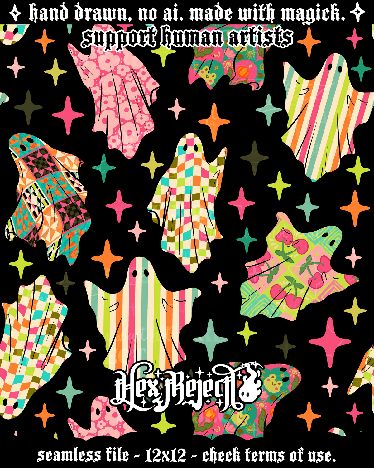 Day Six - Dopamine : Hextober - Seamless file