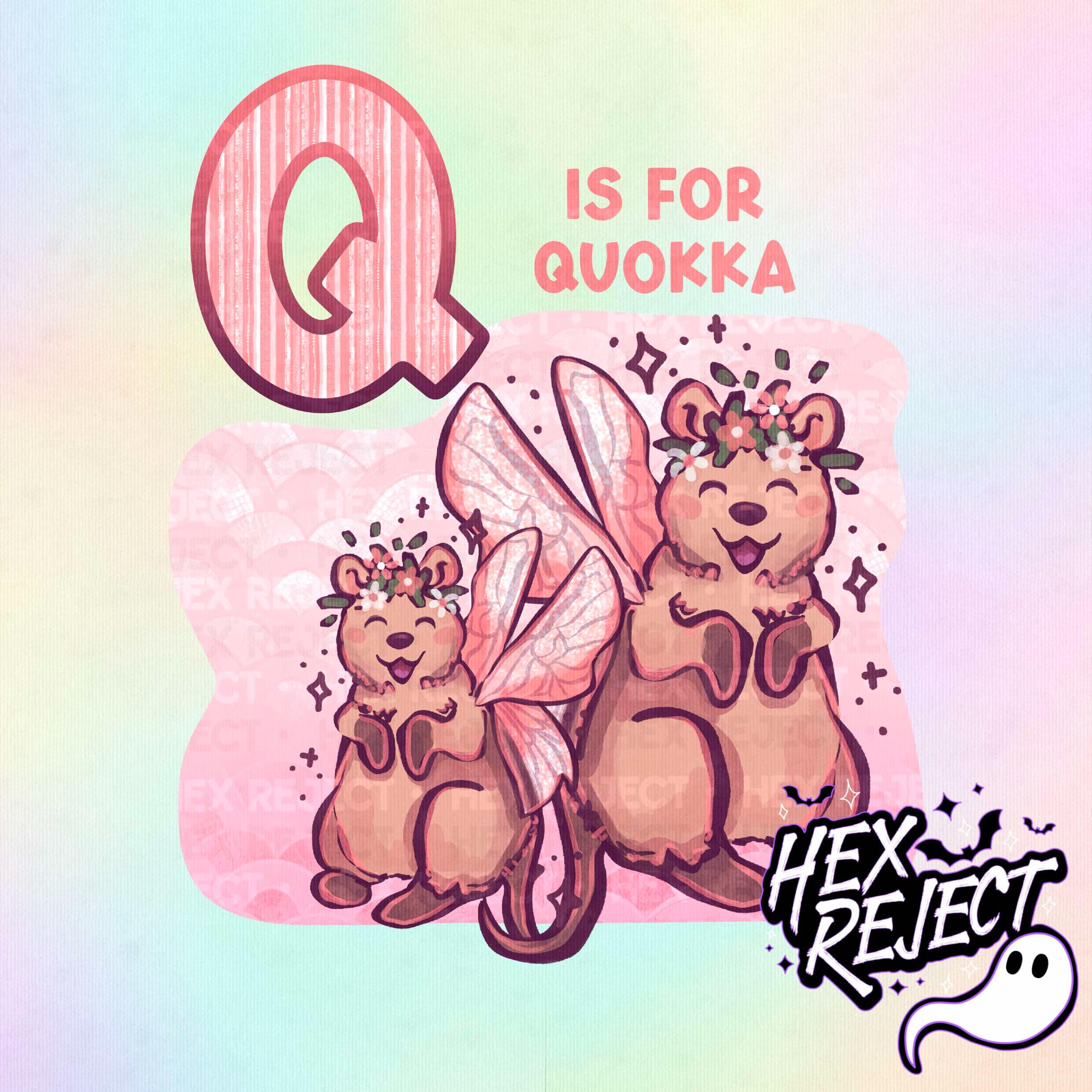 Q is for quokka - PNG / Sub file
