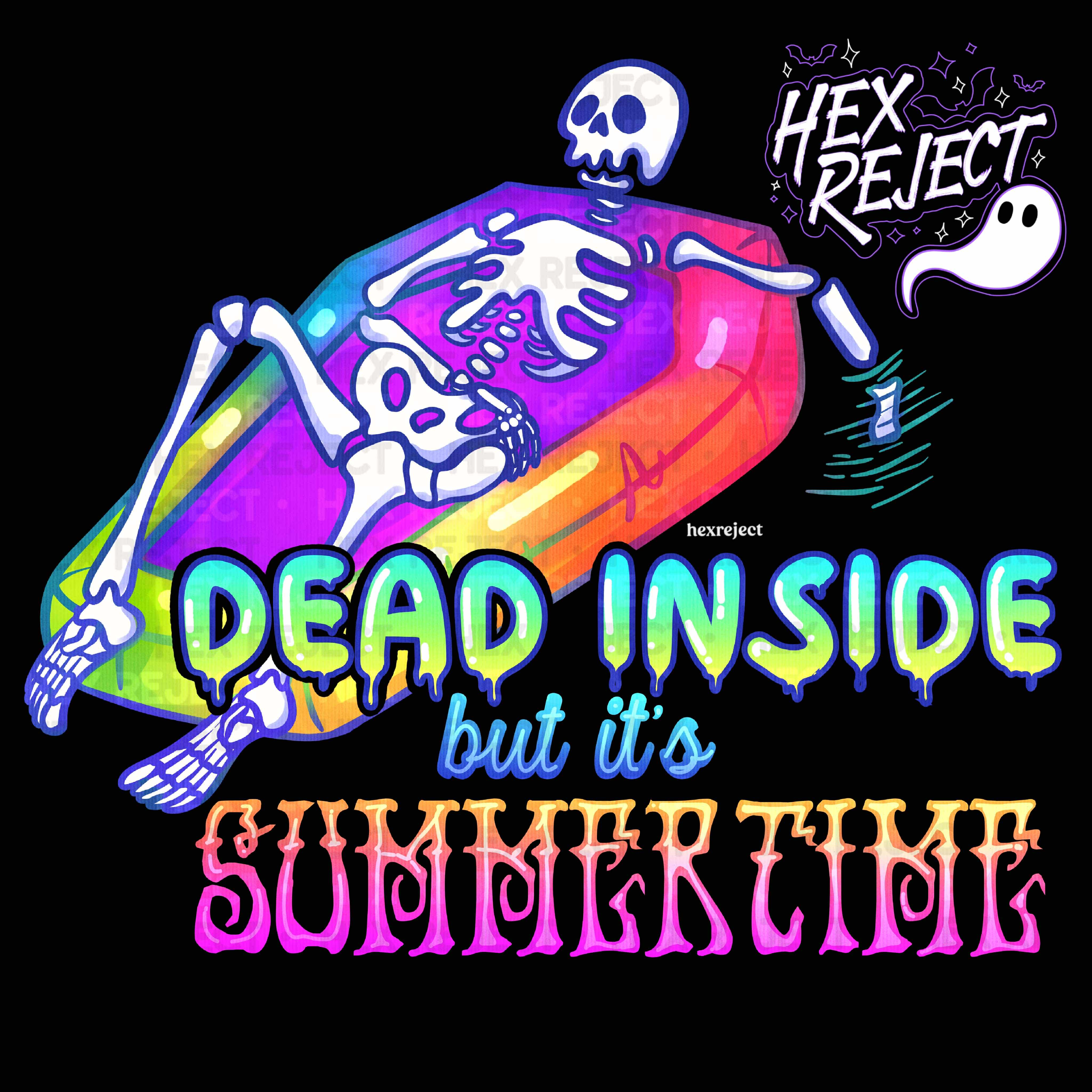 Dead Inside but it's Summertime - PNG / Sub file