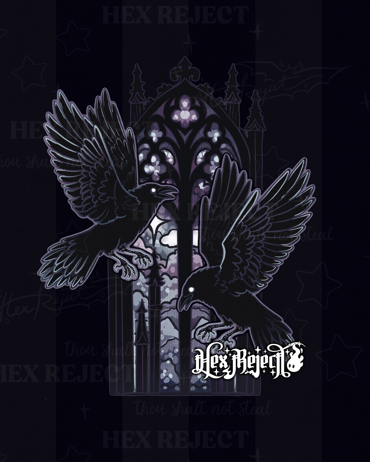 Day Fourteen - Bird - Muninn & Huginn Ravens: Hextober - Sub file