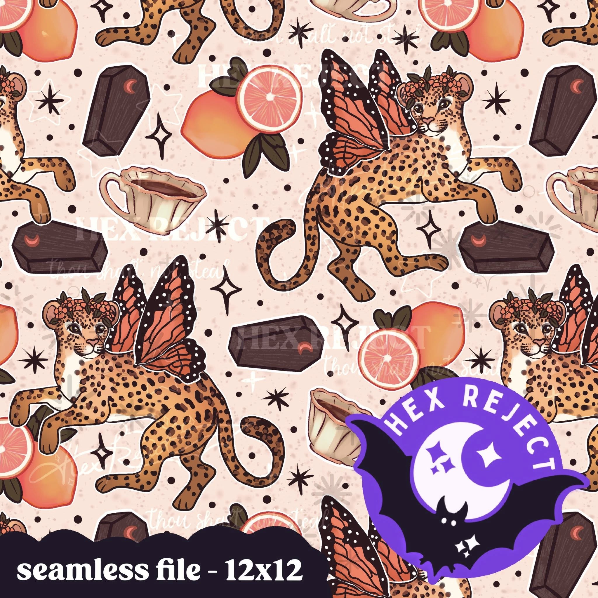 Fae Leopard - Seamless file
