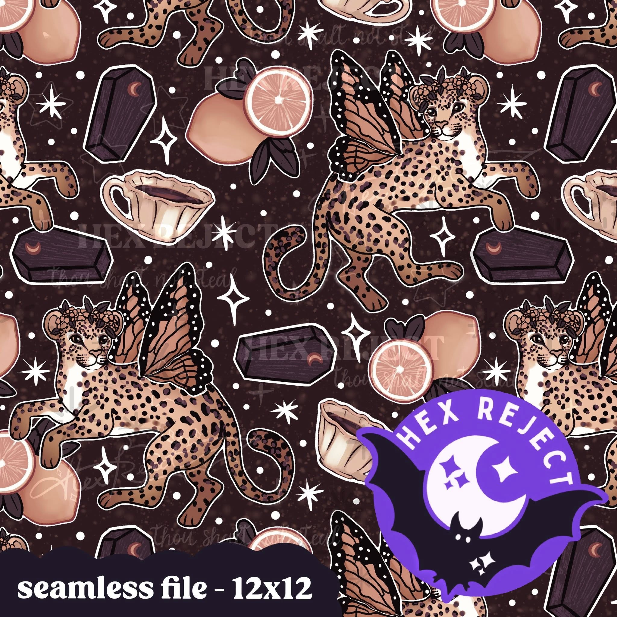 Fae Leopard - Seamless file