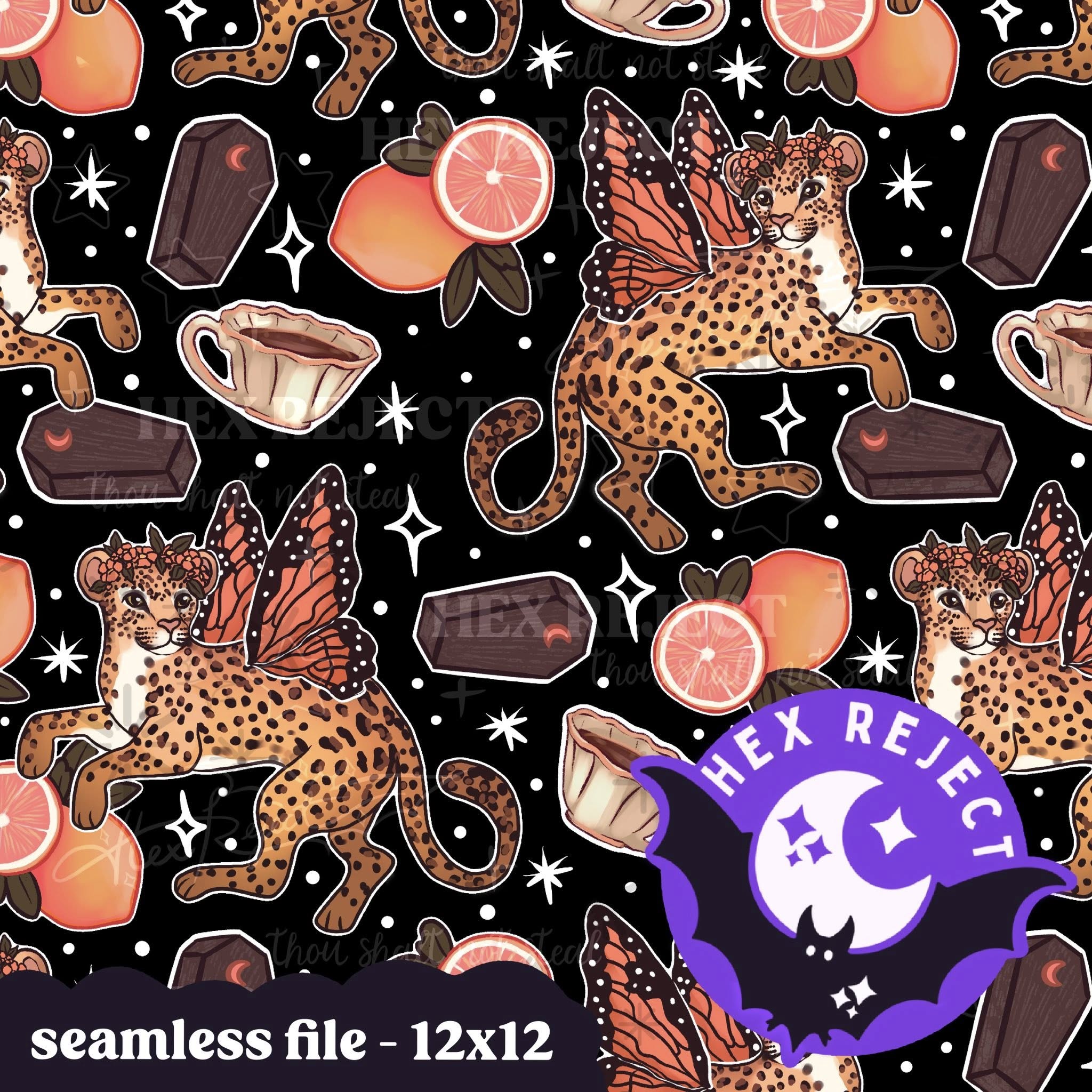 Fae Leopard - Seamless file