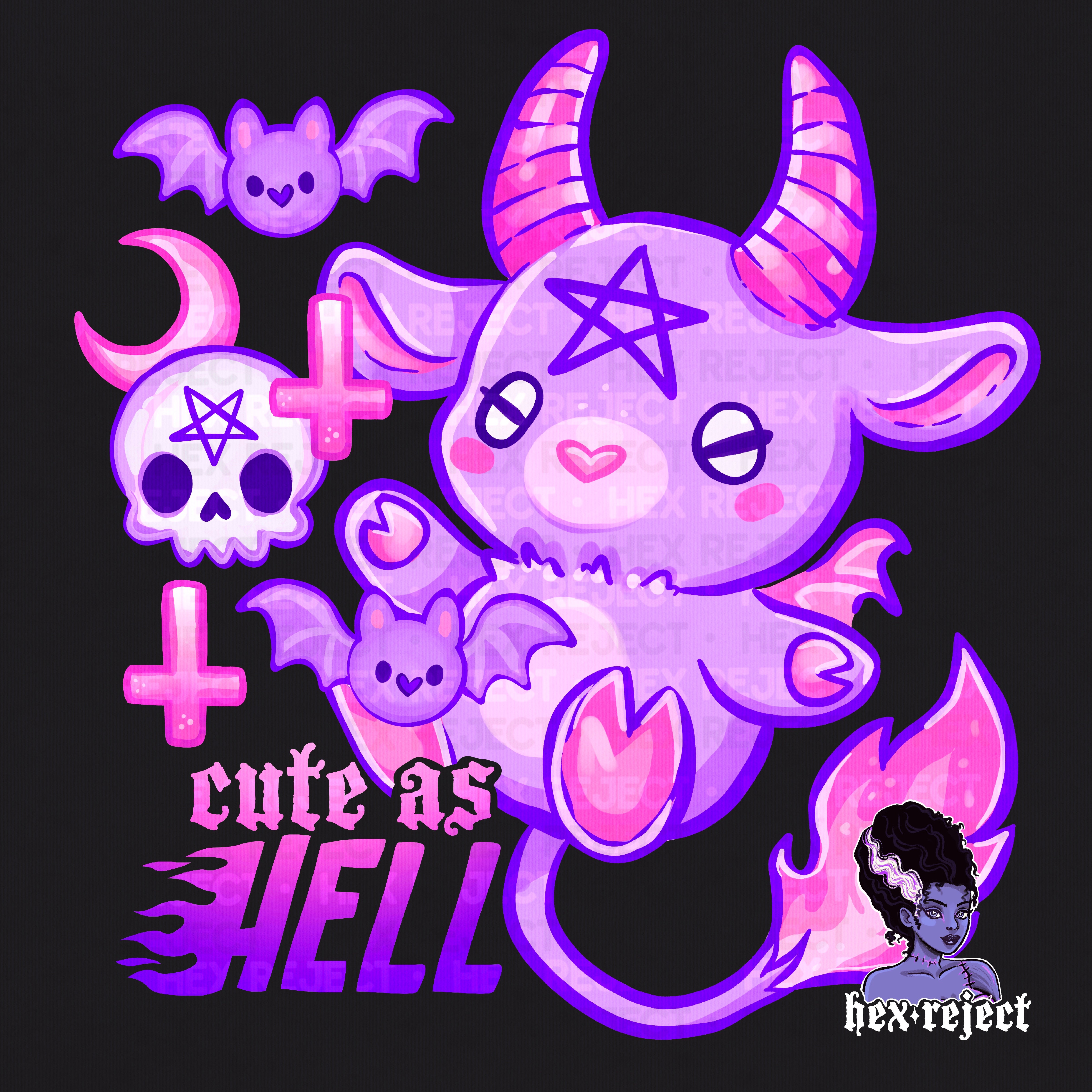 Cute as Hell revamp - PNG / Sub file