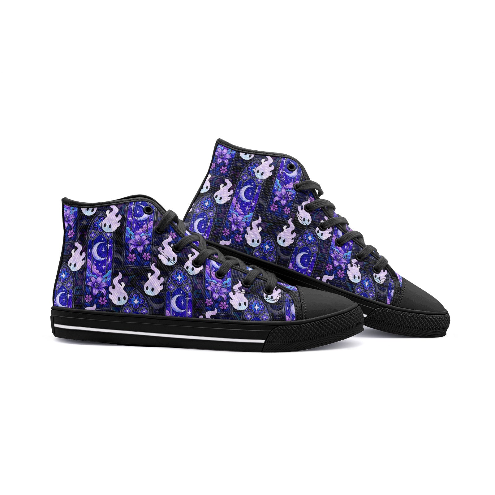 Hex Sprites - Unisex High Top Canvas Shoes