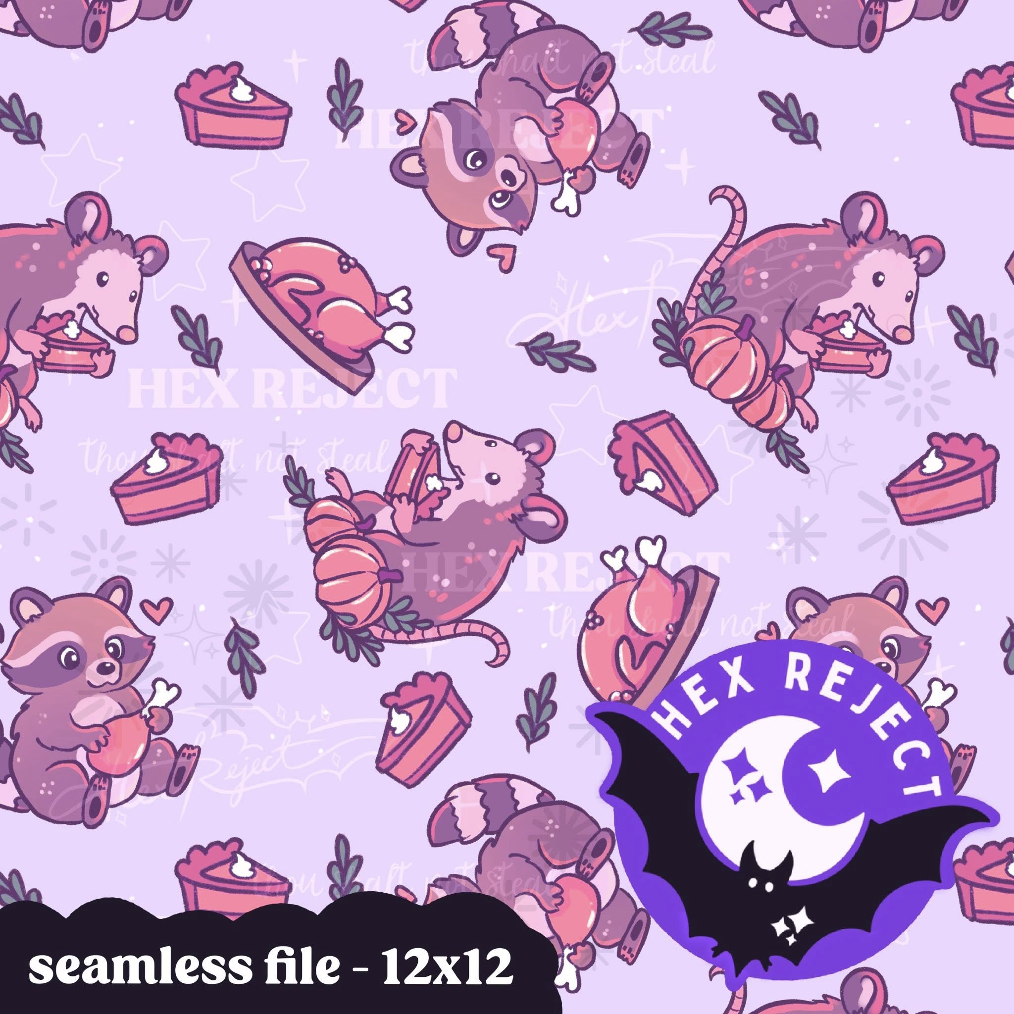 Happy Trashgiving - Seamless file
