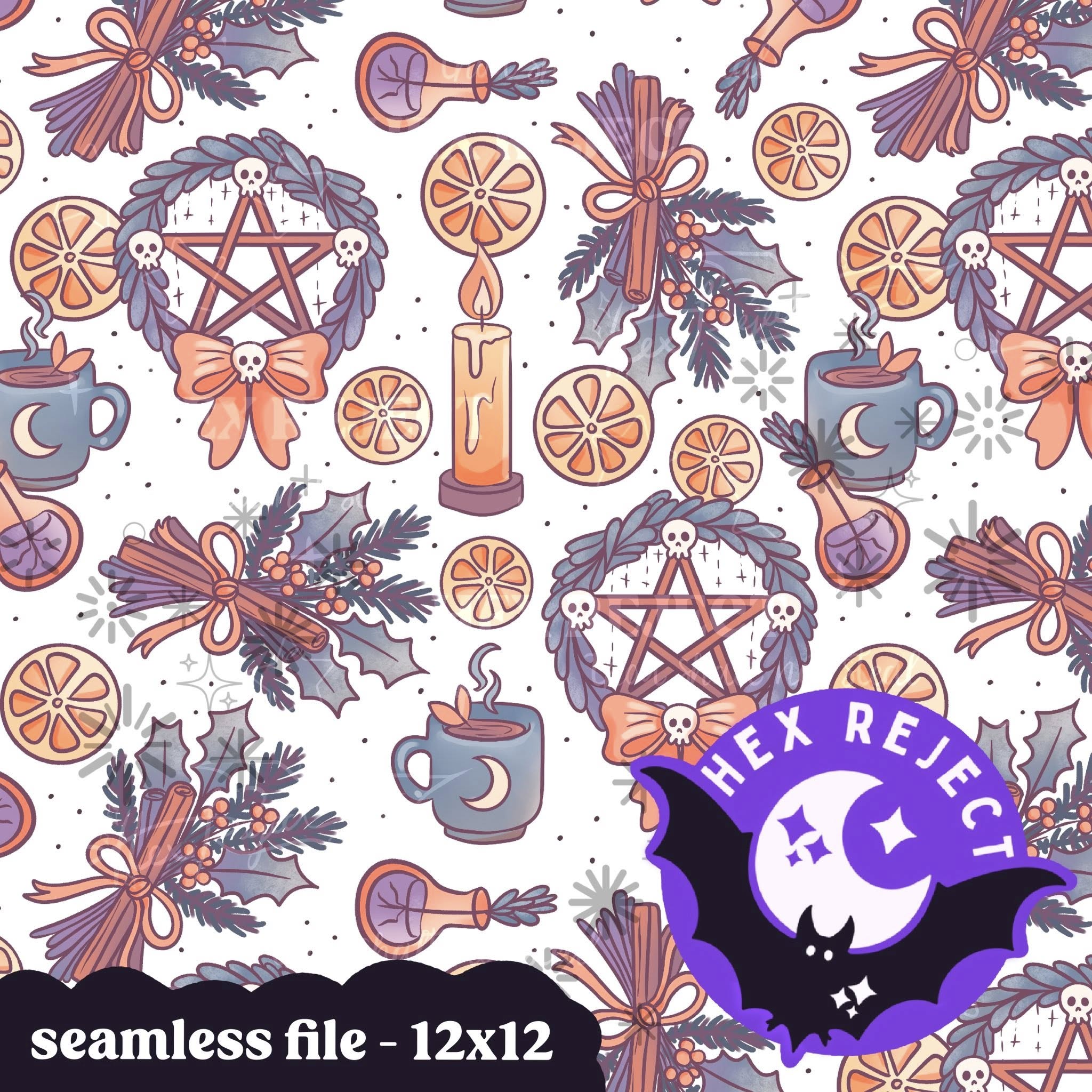 Pastel Yule - Seamless file