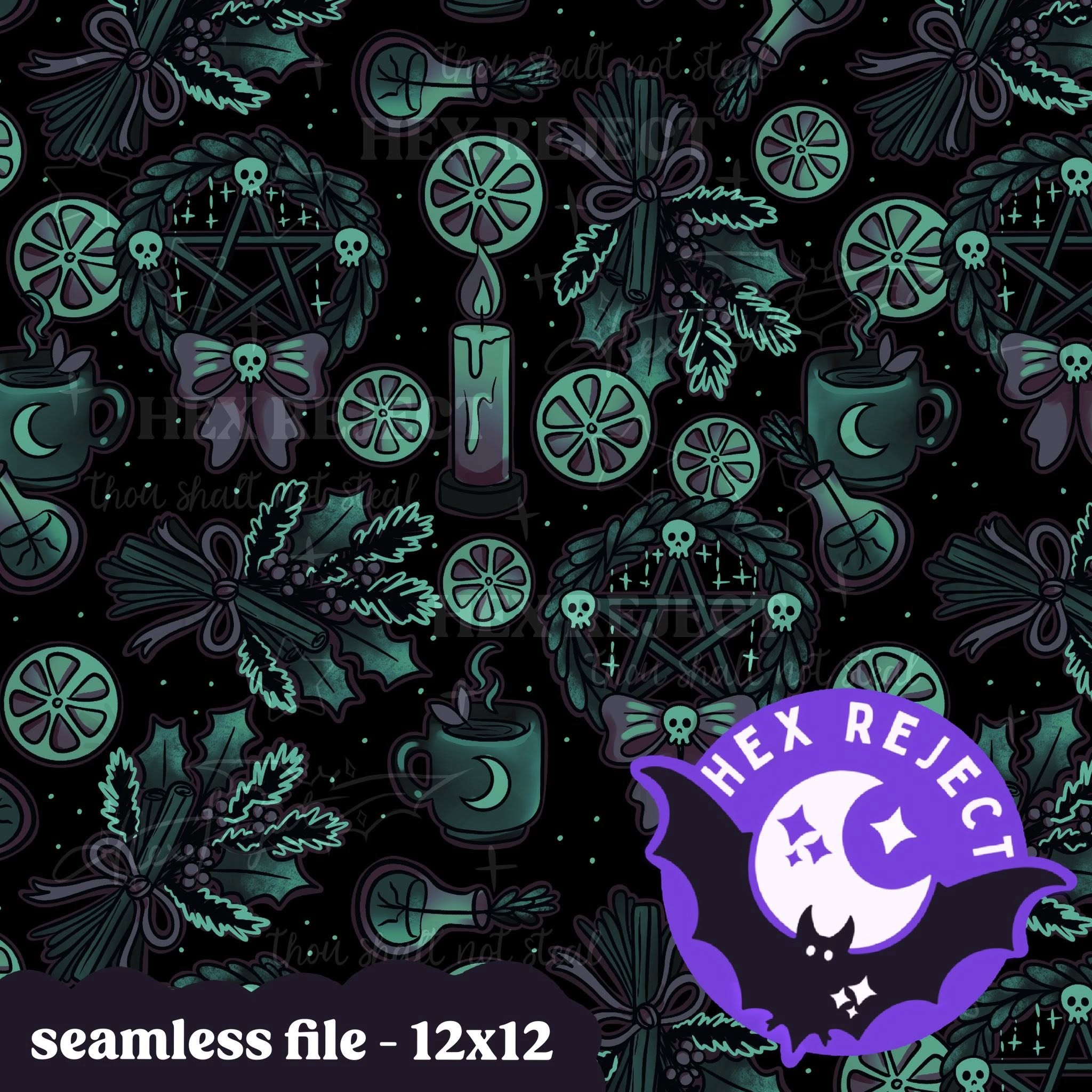 Goth Yule - Seamless file