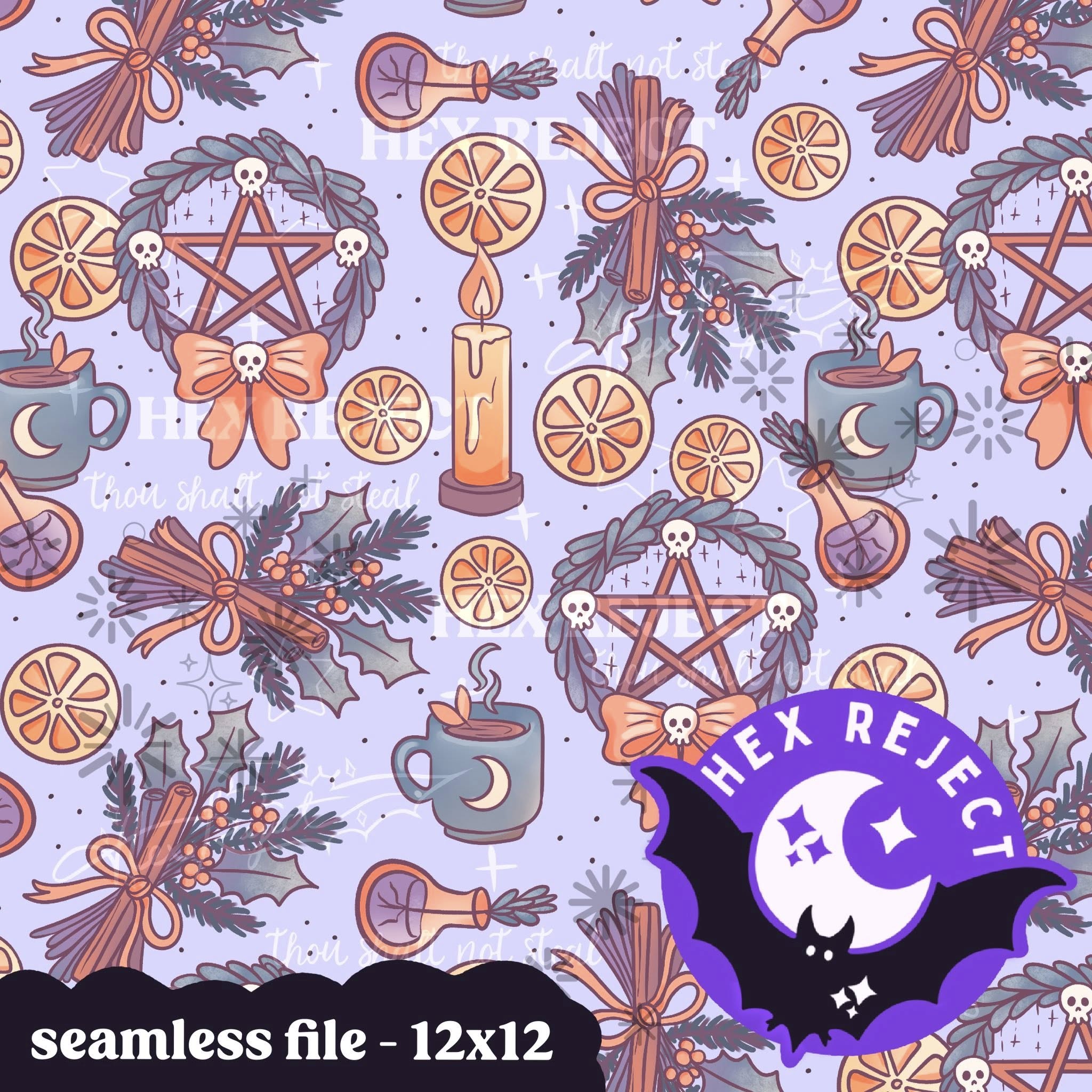Pastel Yule - Seamless file