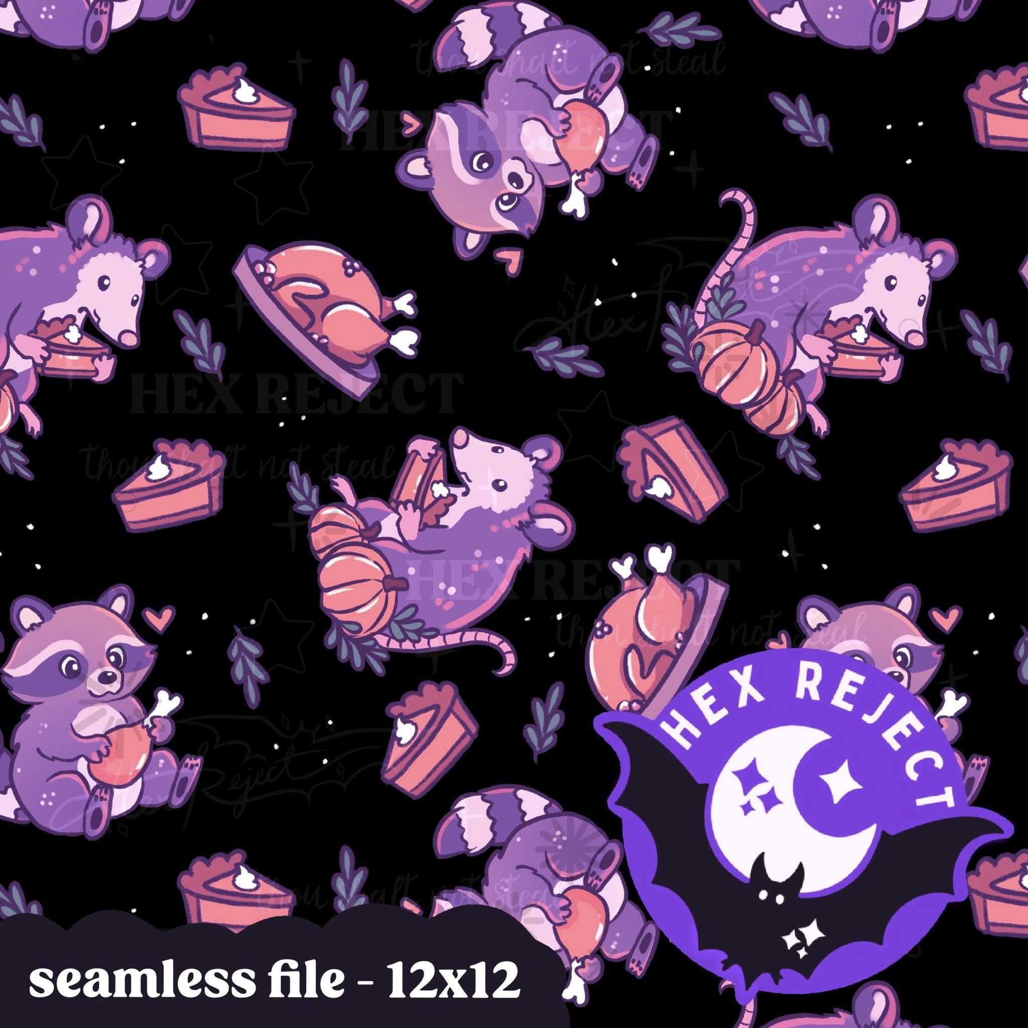 Happy Trashgiving - Seamless file