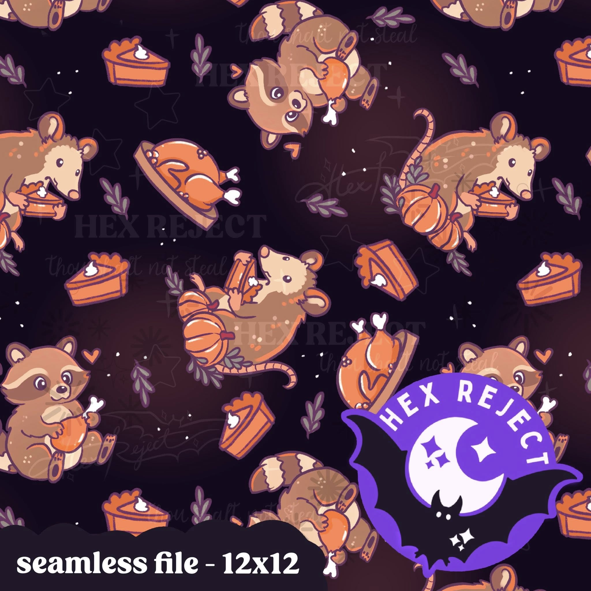 Happy Trashgiving - Seamless file