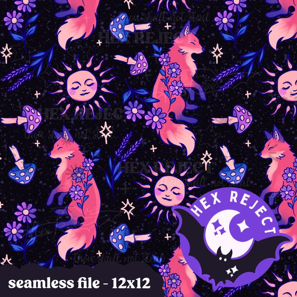 Matching Fox - Bloom - Seamless file