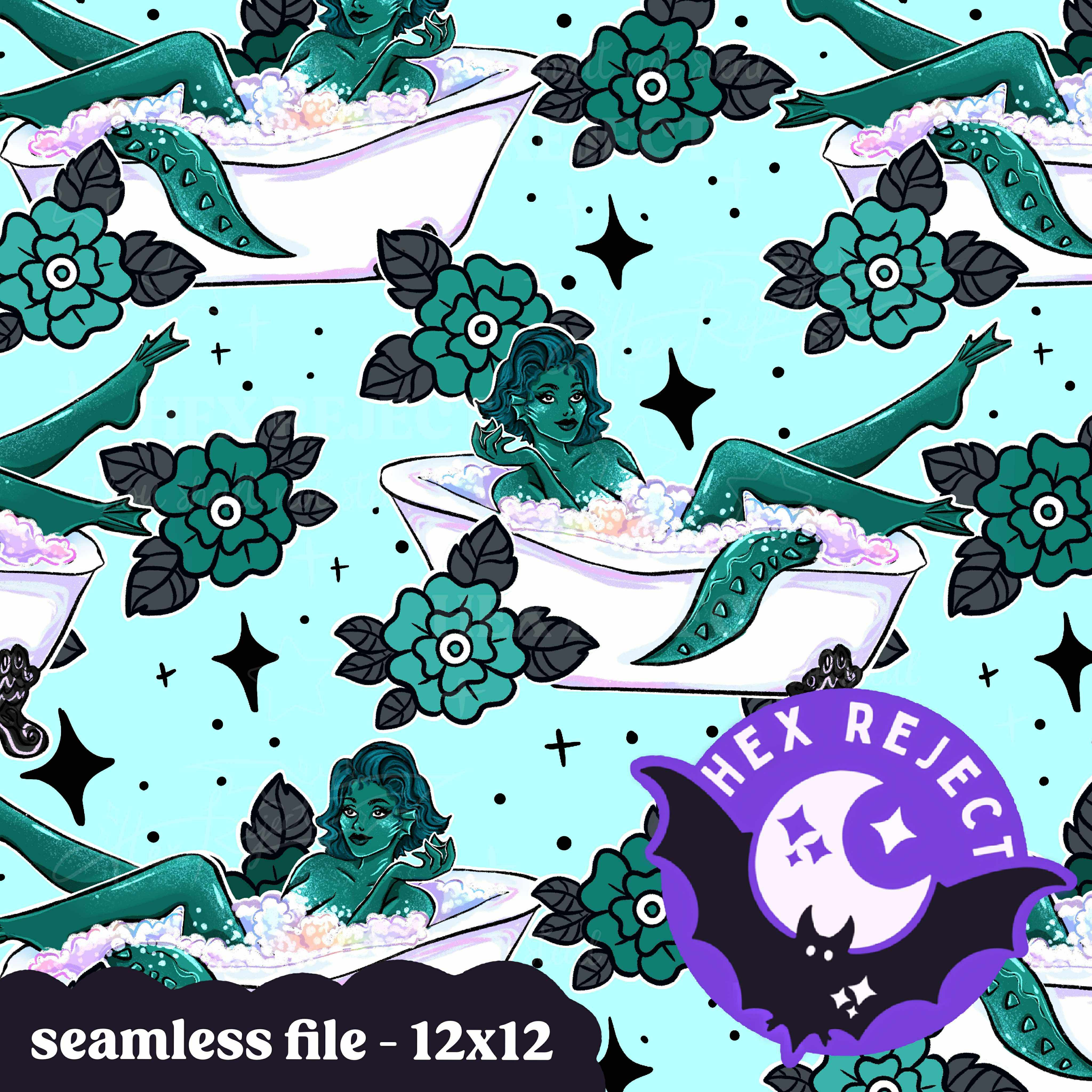 Playghoul Soaking Wet Nessie - Seamless file