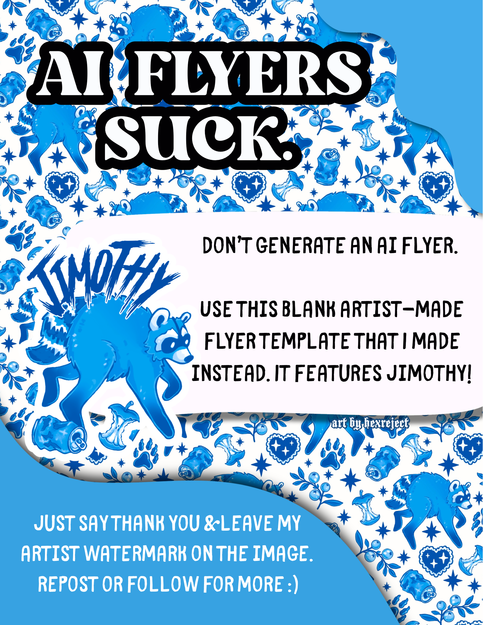 Artist-Made Flyer Template Bundle - NO AI