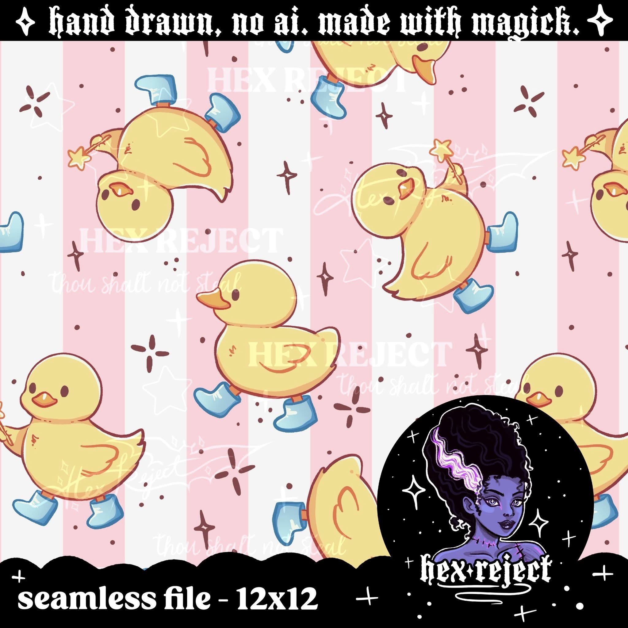 Splish Splash - Seamless & PNG files - Hexmas Advent Calendar - Day 17