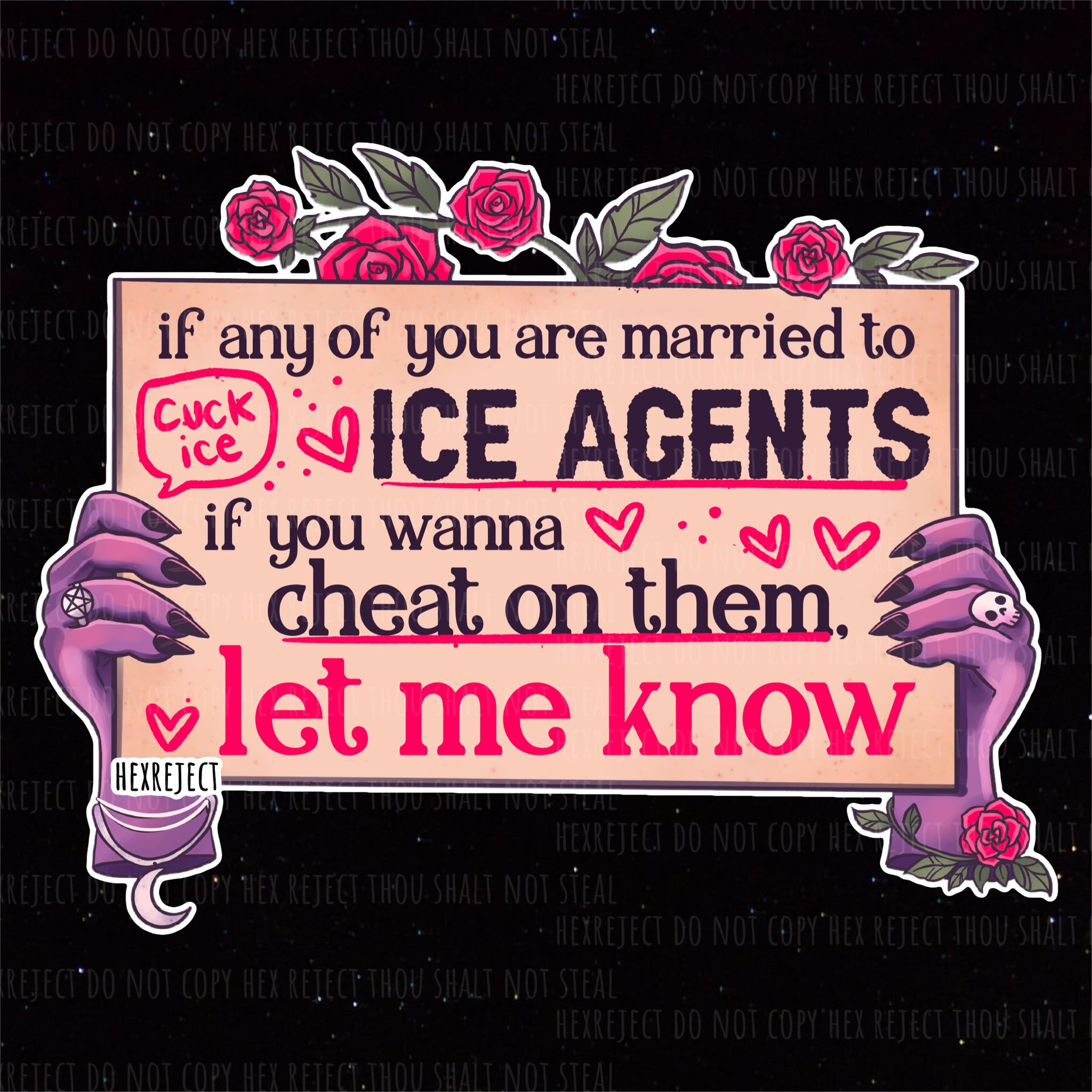 Witchy Protest Signs - PNG Bundle