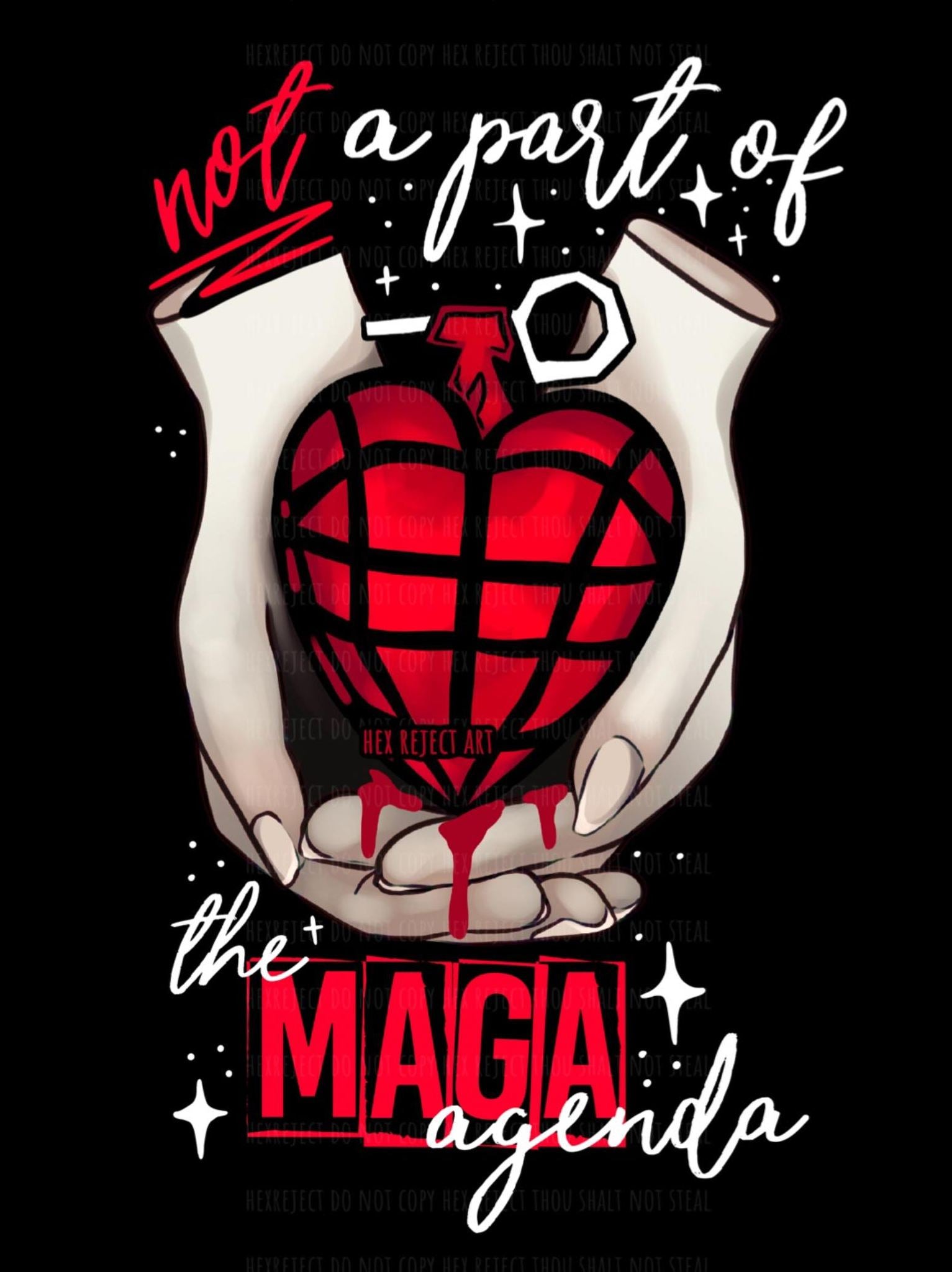 Not a part of the MAGA agenda - Sub/PNG File