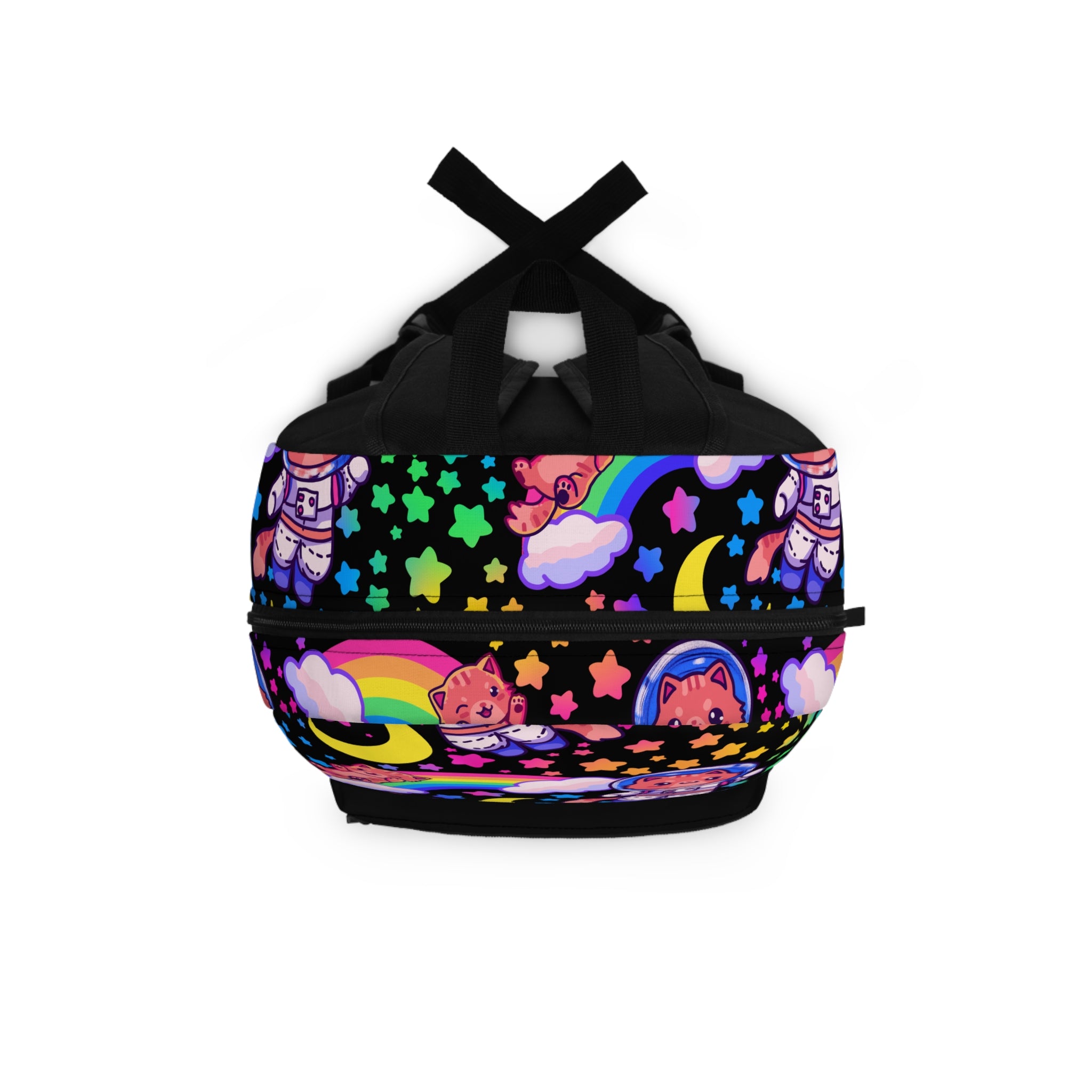 Dare to Dream Rainbow Space Cat Backpack